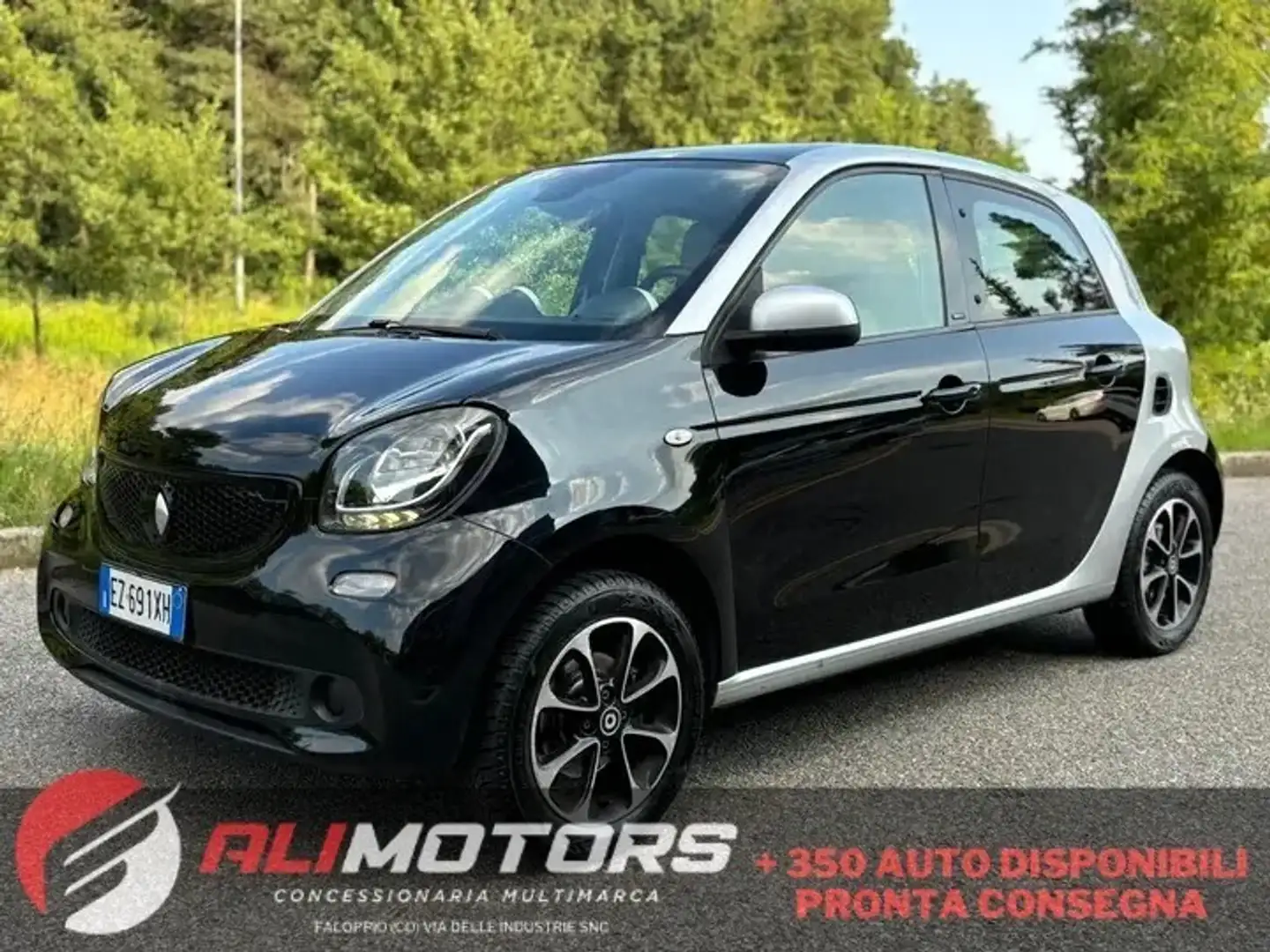 smart forFour 70 1.0 Youngster*TettoPanorama* Nero - 1