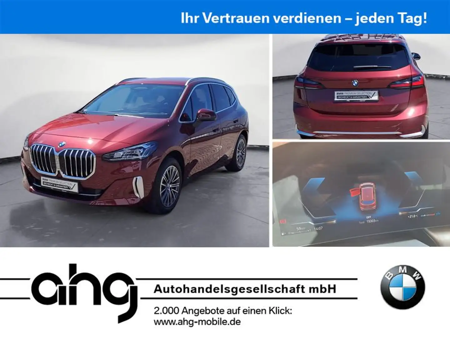 BMW 220 Steptronic DCT Luxury Line Rot - 1