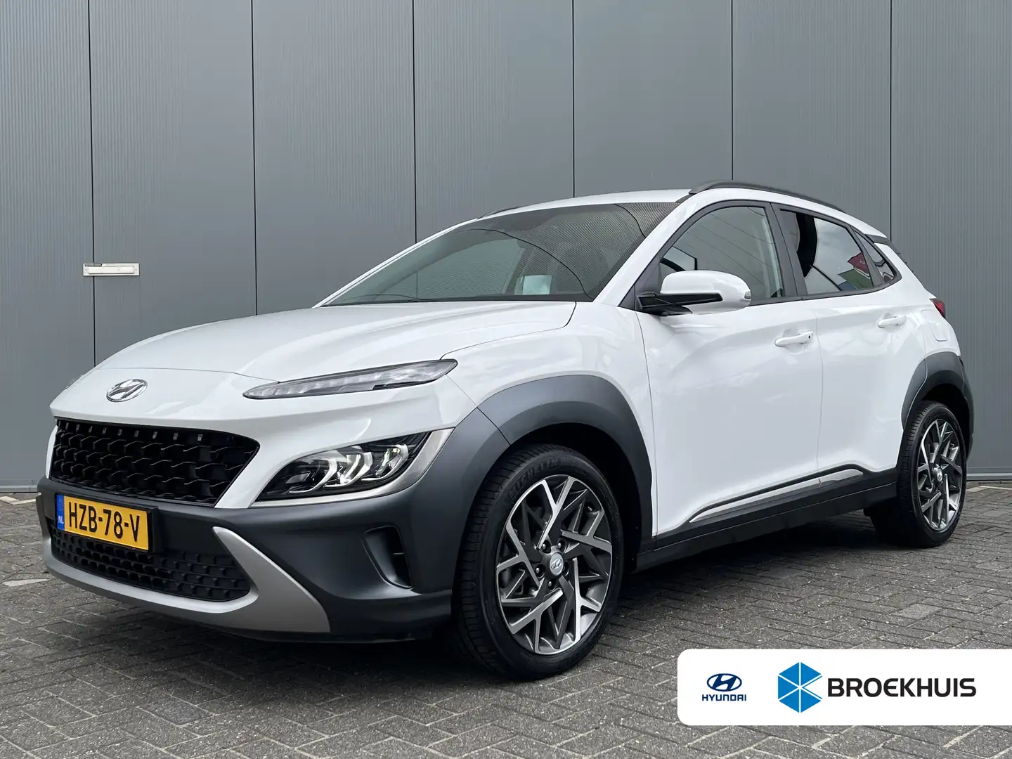 Hyundai KONA 1.6 GDI HEV 140pk Fashion Design Automaat | Carpla Blanc - 1