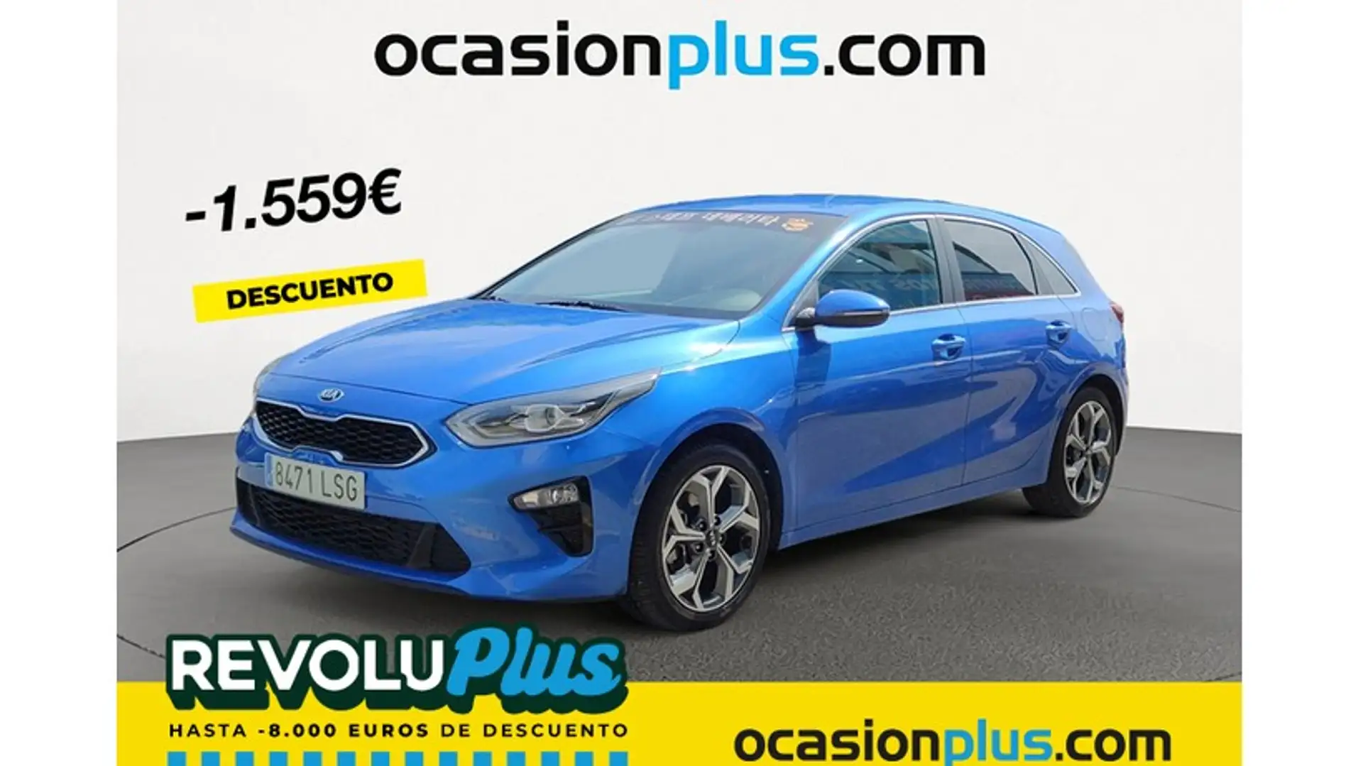 Kia Ceed / cee'd 1.0 T-GDI Eco-Dynamics Tech 100 Bleu - 1