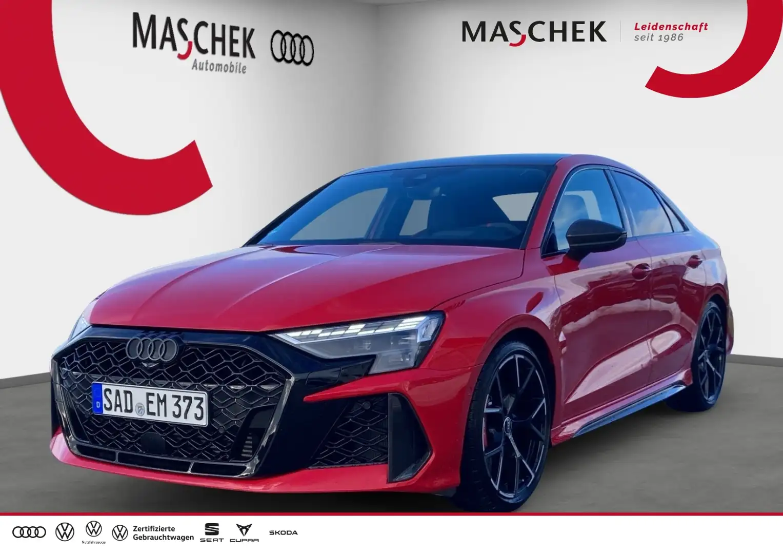 Audi RS3 RS 3 Limousine Pano Matrix Carbon B&O HUD Rot - 1