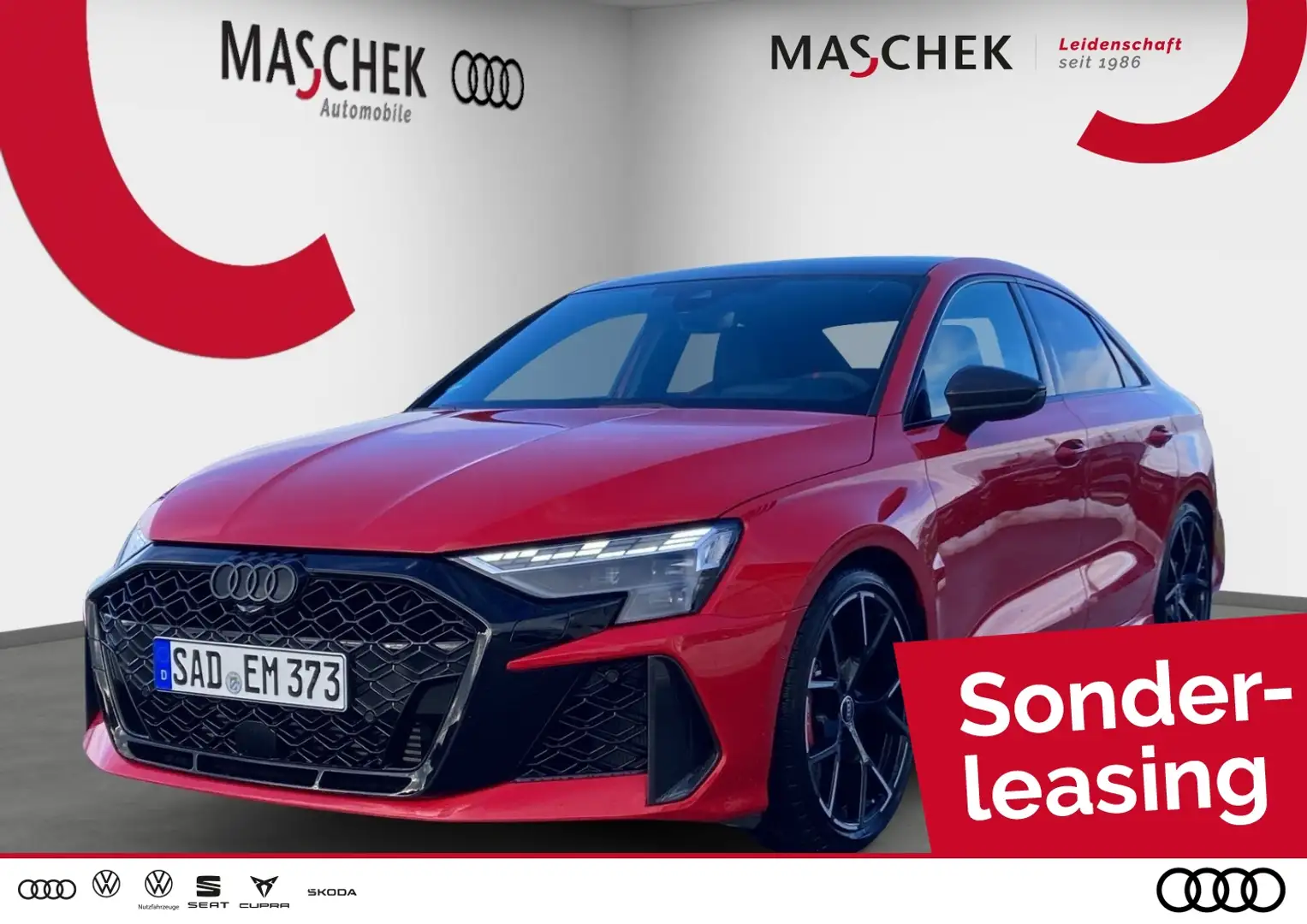 Audi RS3 RS 3 Limousine Pano Matrix Carbon B&O HUD Rosso - 1