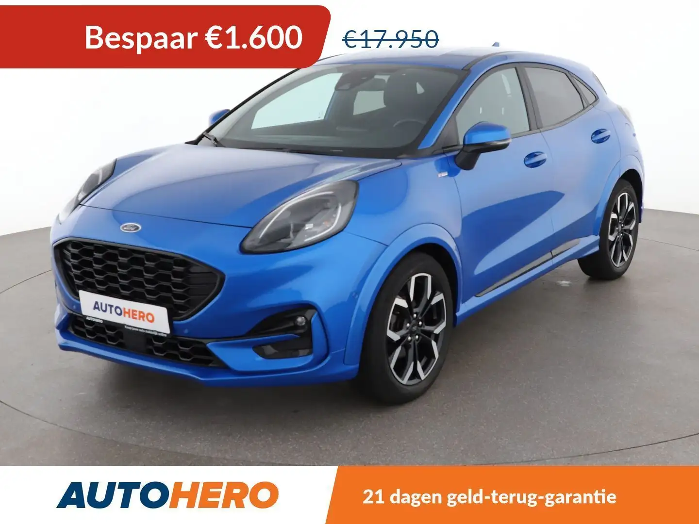 Ford Puma 1.0 EcoBoost ST-Line X Синій - 1