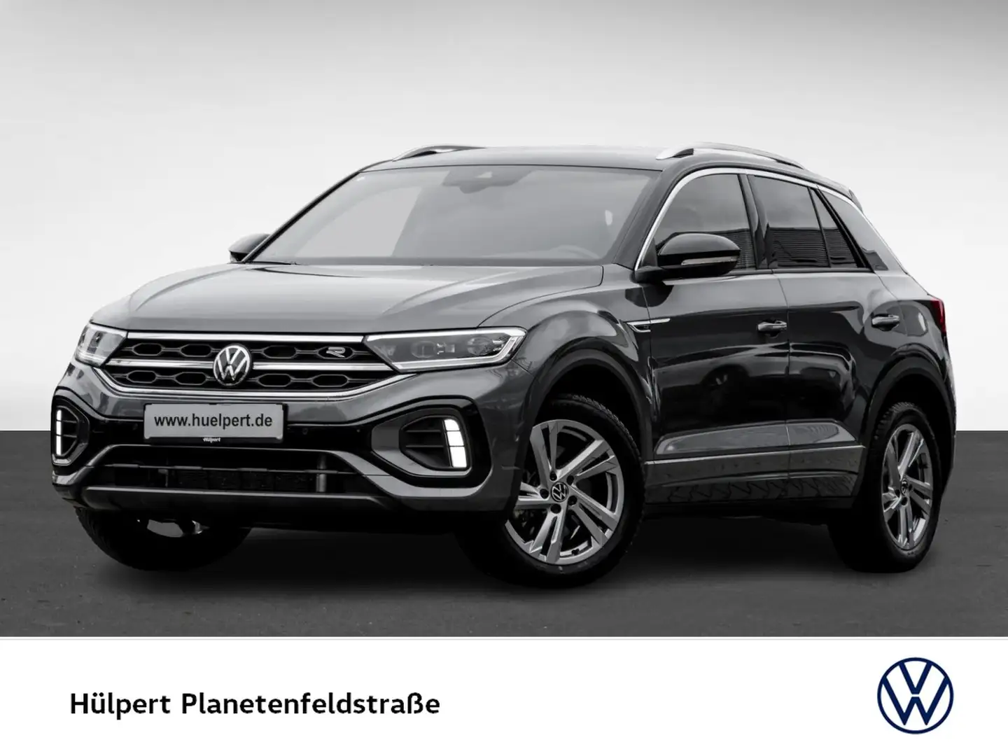 Volkswagen T-Roc 2.0 R-LINE AHK CAM ACC LM17 NAVI CARPLAY Grau - 2
