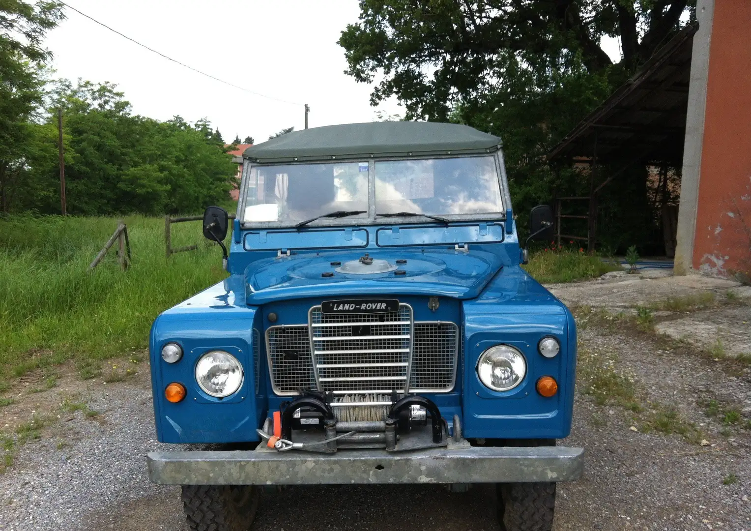 Land Rover Series 88 Soft Top autocarro Blu/Azzurro - 1