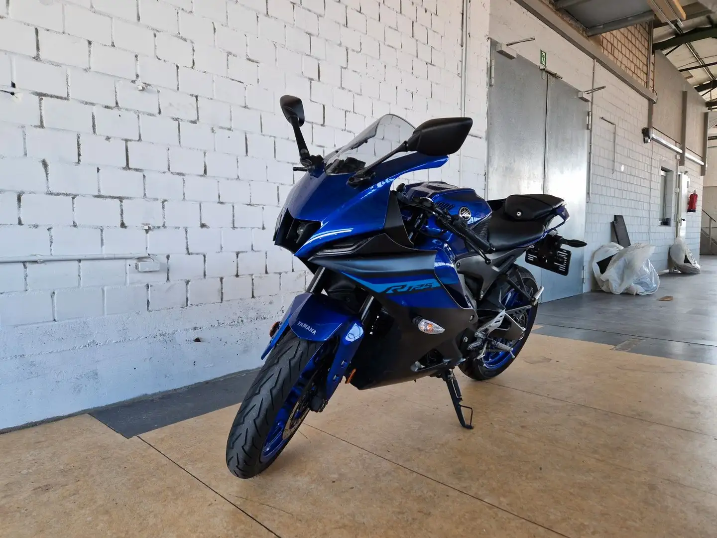 Yamaha YZF-R125 1. Hand/Akrapovic Titan/1 Jahr Garantie Azul - 1