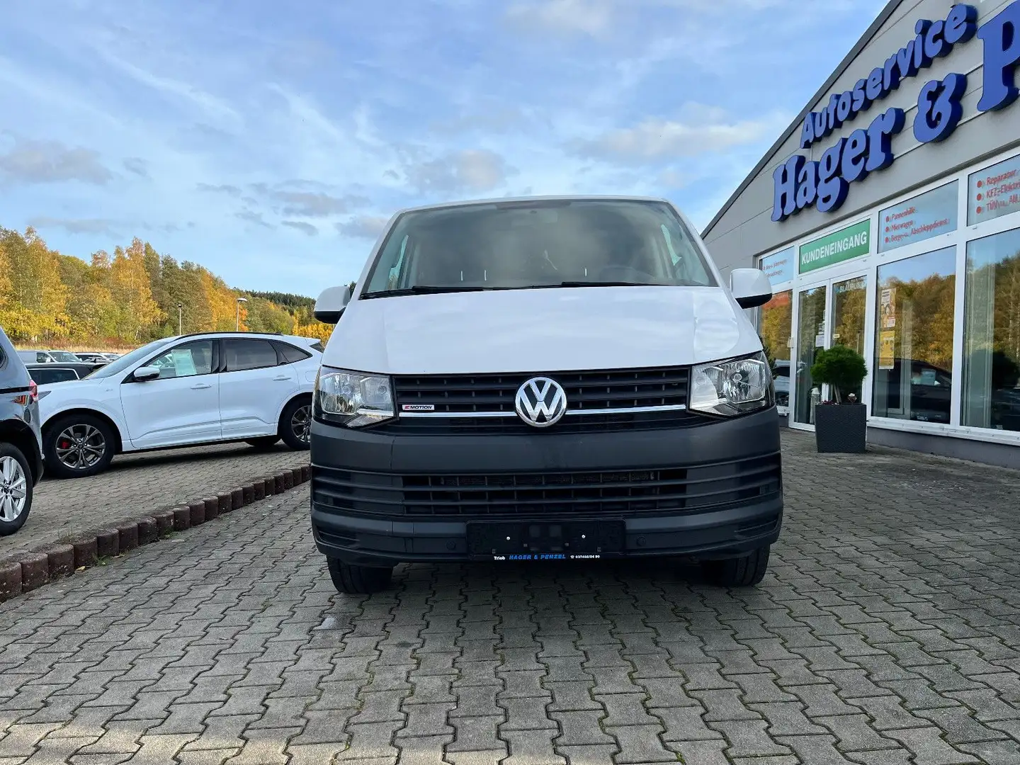 Volkswagen T6 Transporter T6 Kasten Kasten lang 4Motion Standheizung Blanc - 2