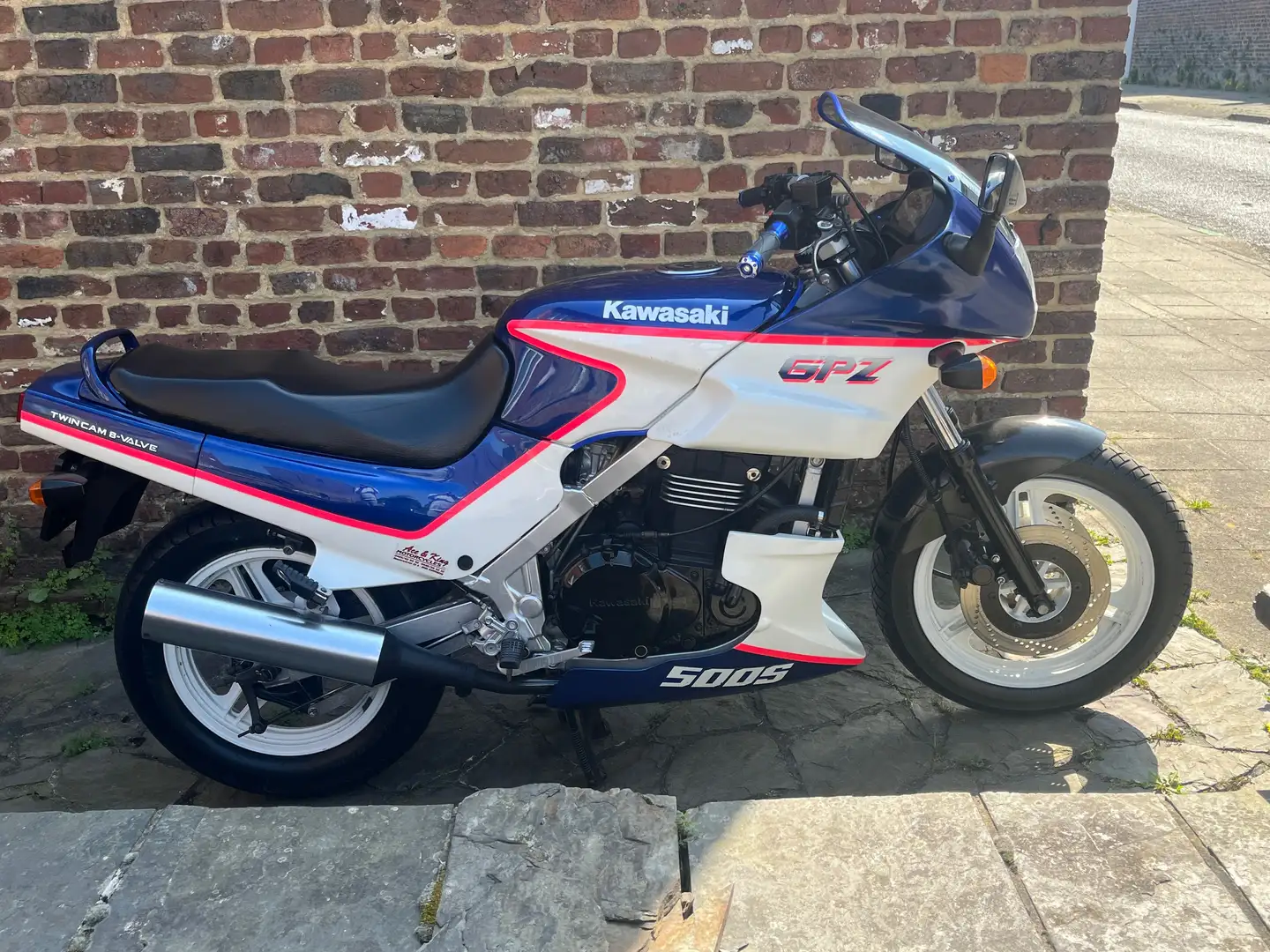 Kawasaki GPZ 500 S Albastru - 1