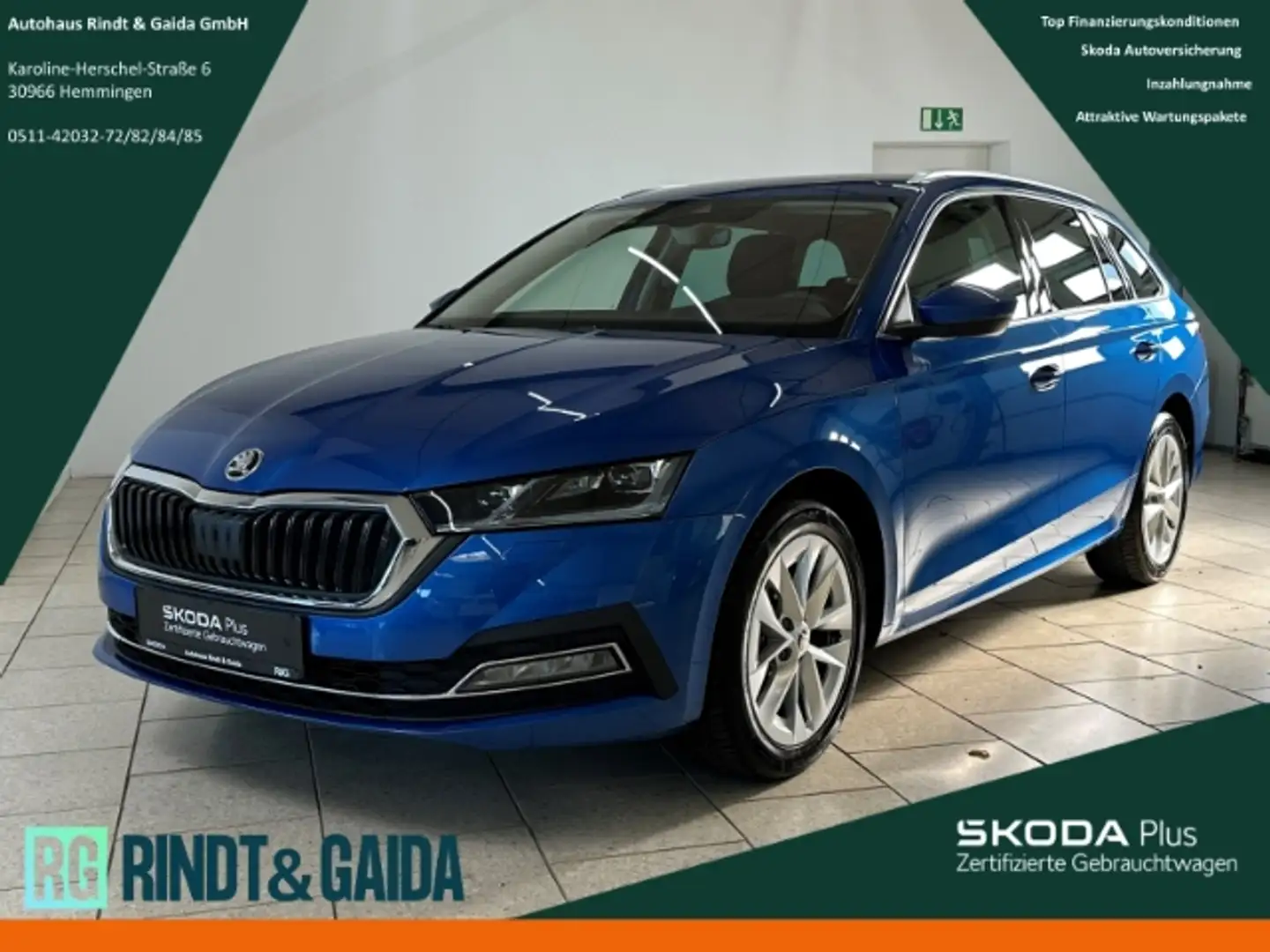 Skoda Octavia Combi Style 2.0 TDI DPF DSG Matrix Navi Blau - 1