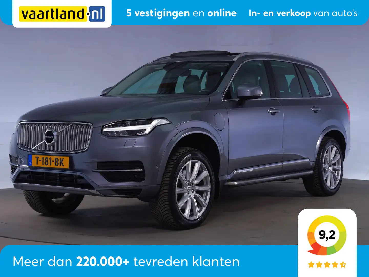 Volvo XC90 2.0 T8 Twin Engine AWD Inscription [ Panorama Luch Grijs - 1