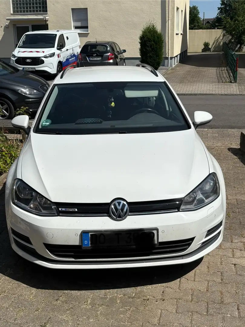 Volkswagen Golf Variant Trendline BlueMotion Weiß - 2