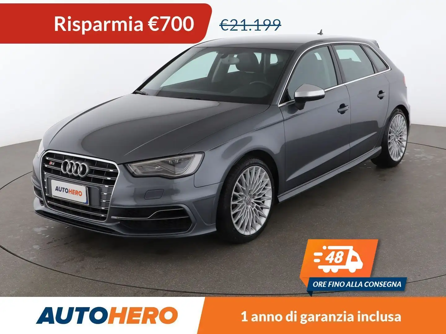 Audi S3 2.0 TFSI S tronic quattro Grigio - 1