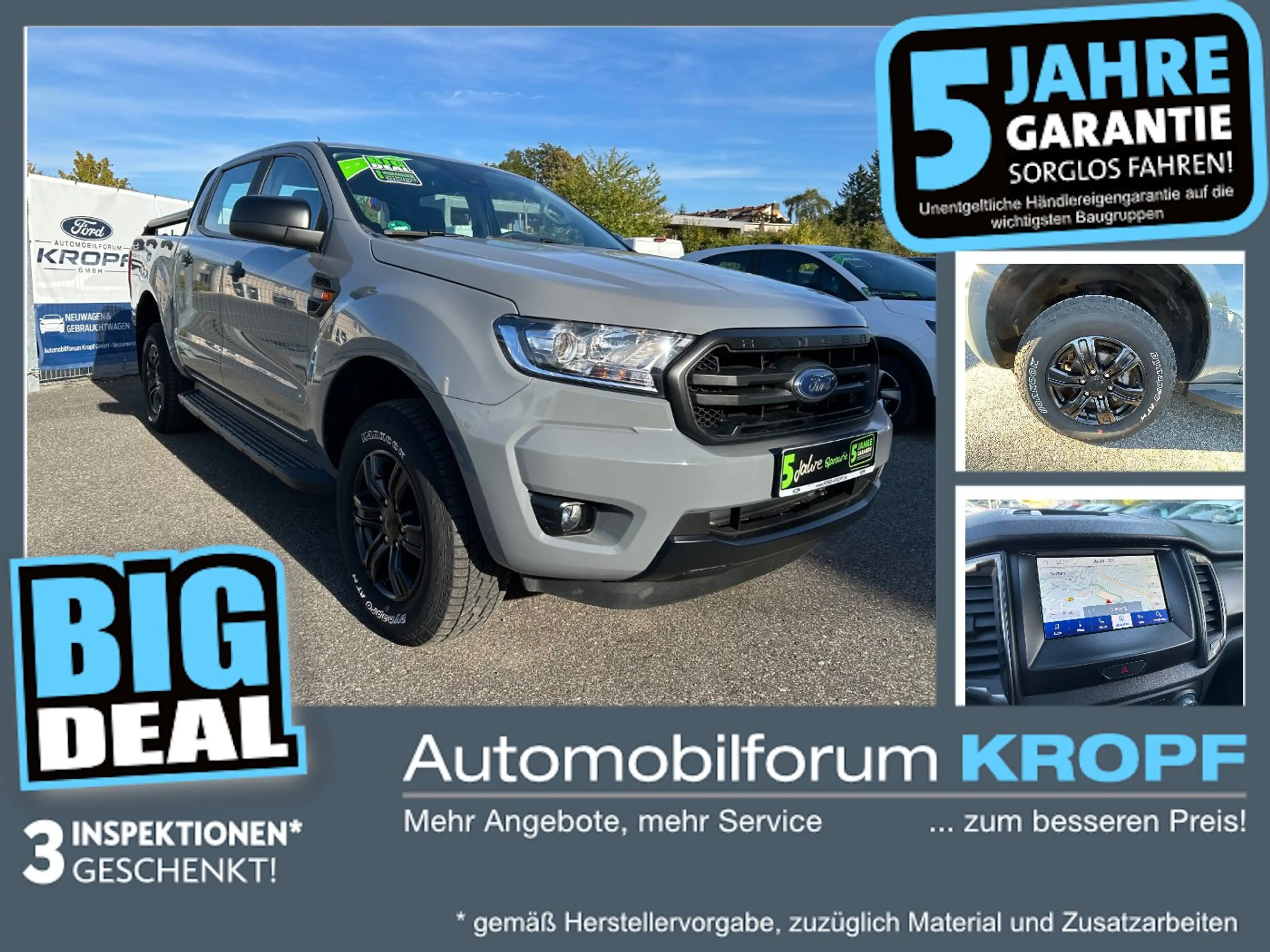 Ford Ranger 2.0 4x4 Wolftrak DoKa AHK*NAV*SHZ*PDC*TEMP