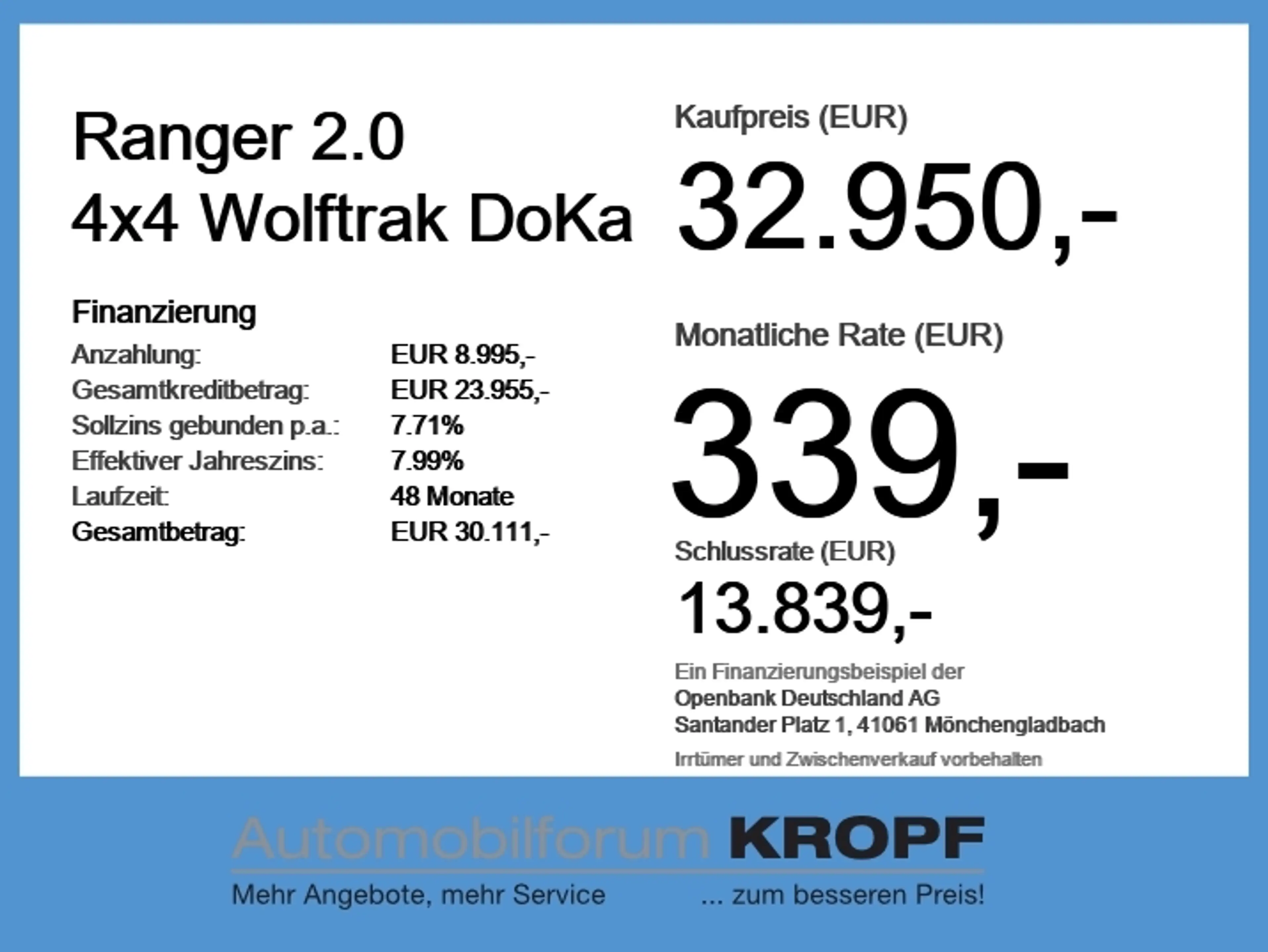 Ford Ranger 2.0 4x4 Wolftrak DoKa AHK*NAV*SHZ*PDC*TEMP — photo 6