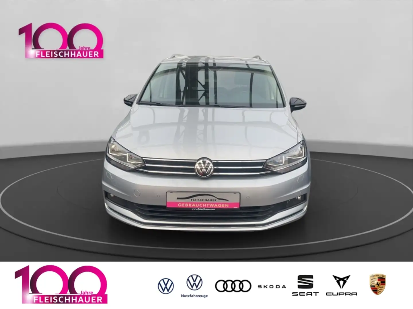 Volkswagen Touran IQ.DRIVE 1,5 TSI NAVI+ACC+SHZ+LM+CLIMATRON Zilver - 2