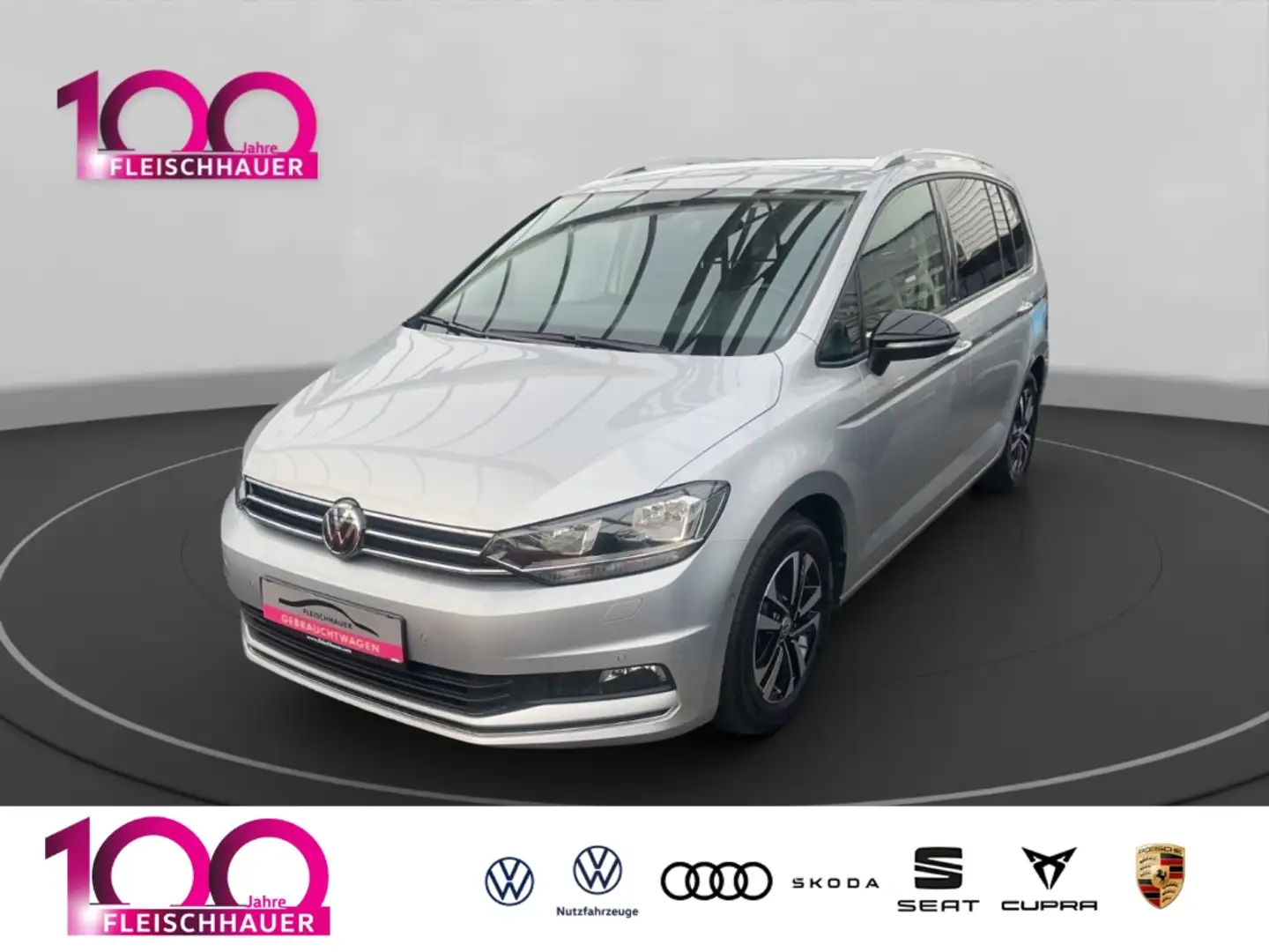 Volkswagen Touran IQ.DRIVE 1,5 TSI NAVI+ACC+SHZ+LM+CLIMATRON Zilver - 1