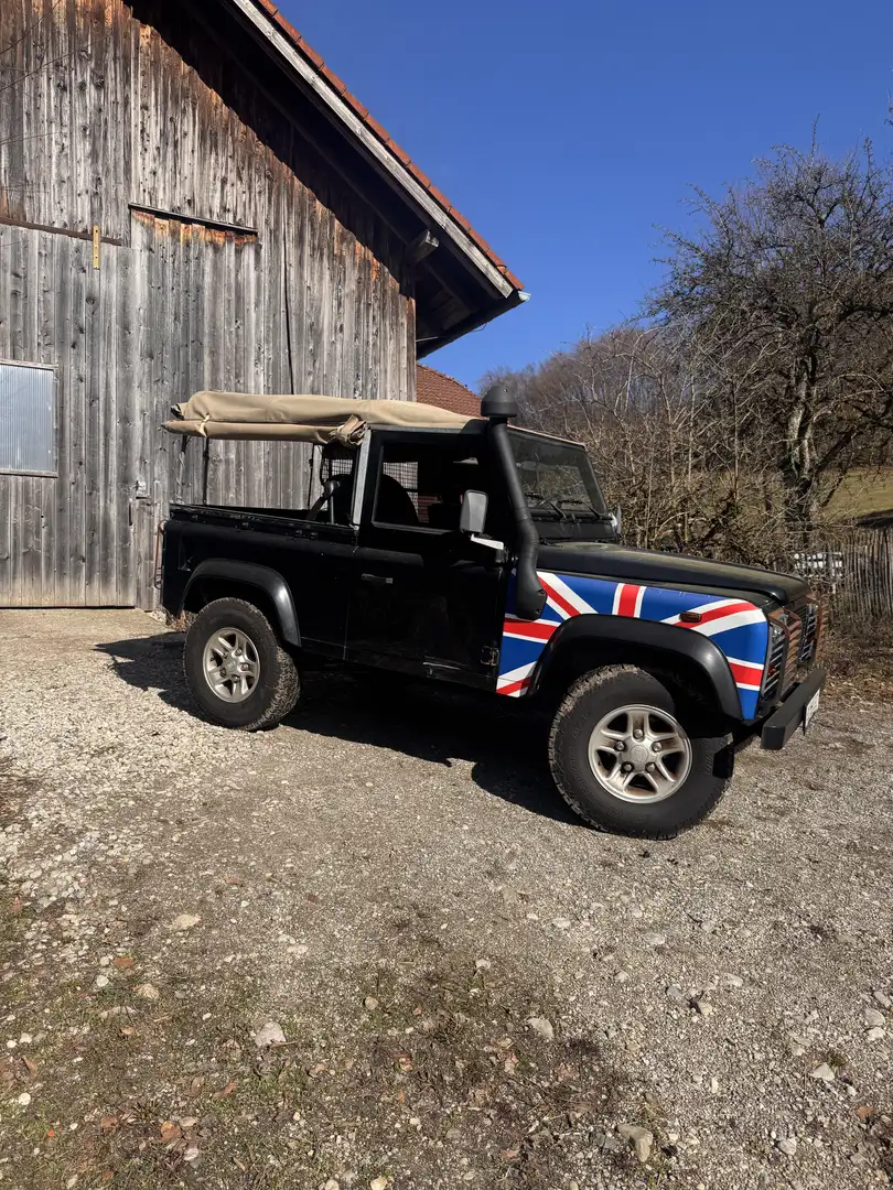 Land Rover Defender 90er TD5 Soft Top Schwarz - 1