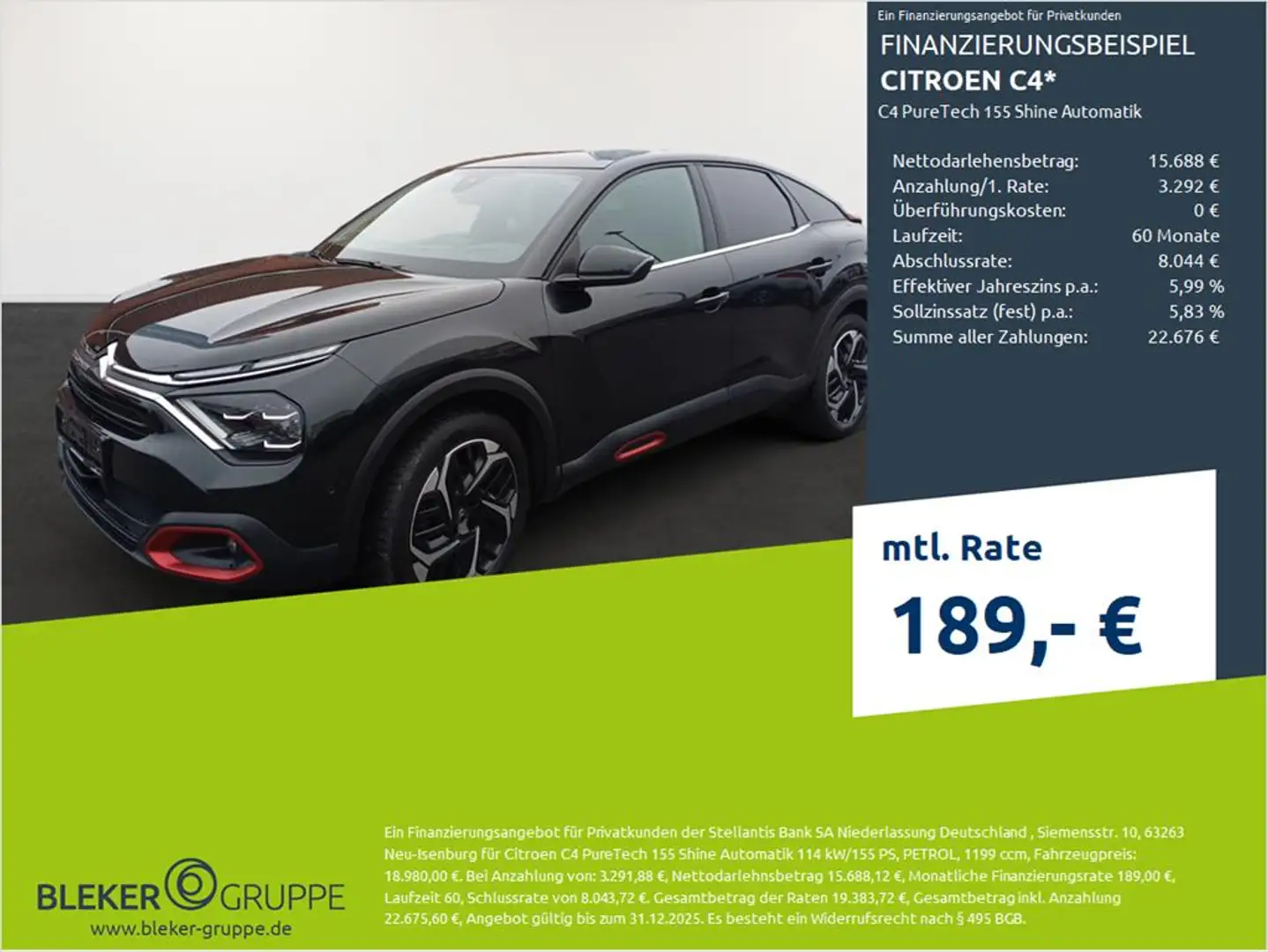 Citroen C4 C4 Lim. Shine - 1
