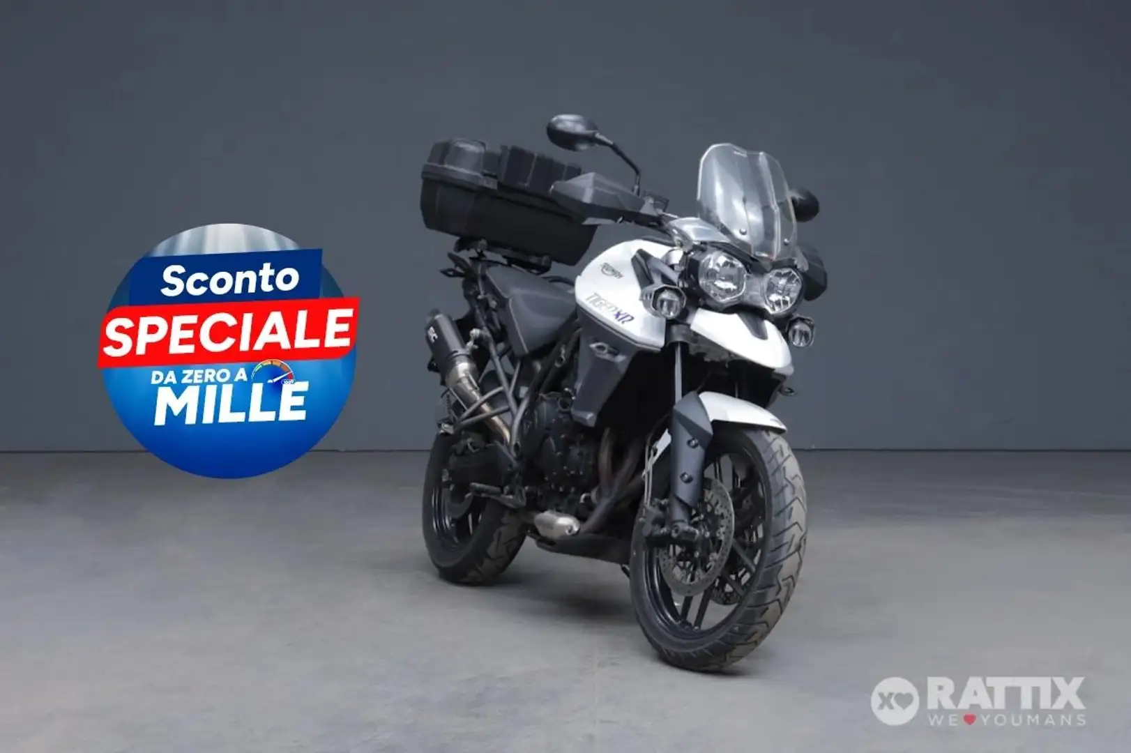 Triumph Tiger 800 XC Abs my15 Blanco - 1