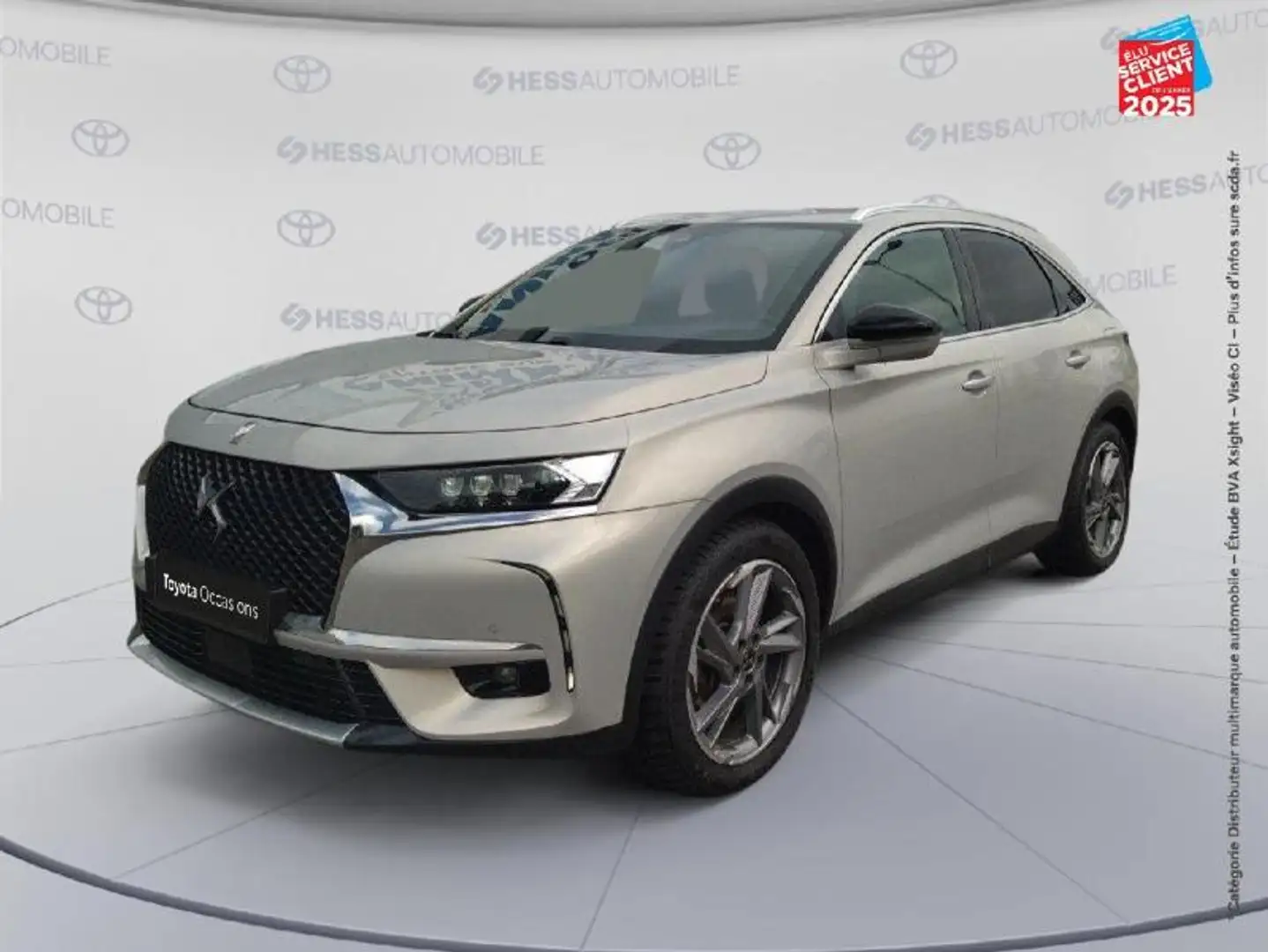 DS Automobiles DS 7 Crossback E-TENSE 4x4 300ch Grand Chic Opera TPano Cuir Sieg Gris - 1
