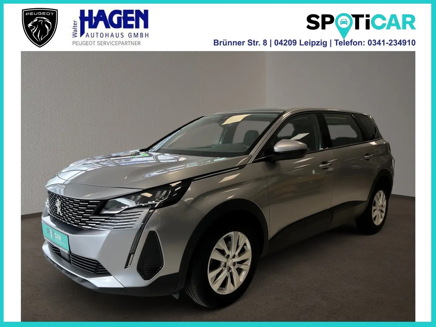Peugeot 5008 Active Pack 1.2 130 PT PDC / RFK / LED / SHZ / DAB Gris - 1
