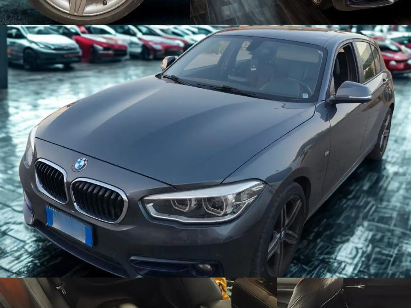 BMW 116 Serie 1 (F20) 116d 5p. Efficient Dynamics Sport Grigio - 1