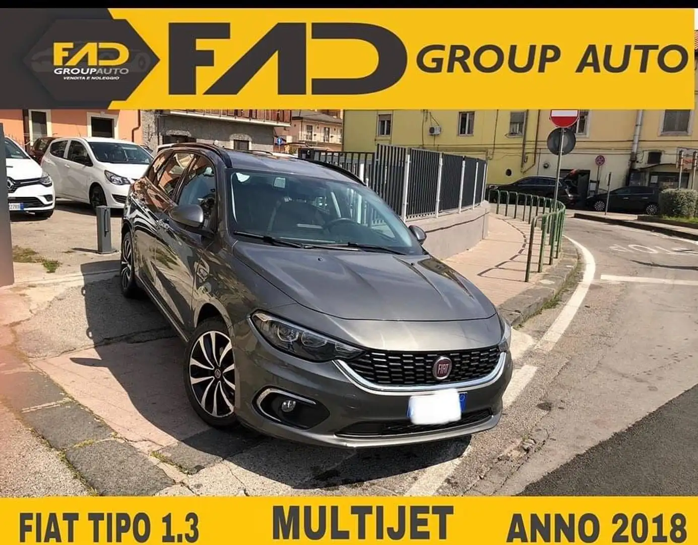 Fiat Tipo Tipo SW 1.3 mjt Lounge s Grijs - 1