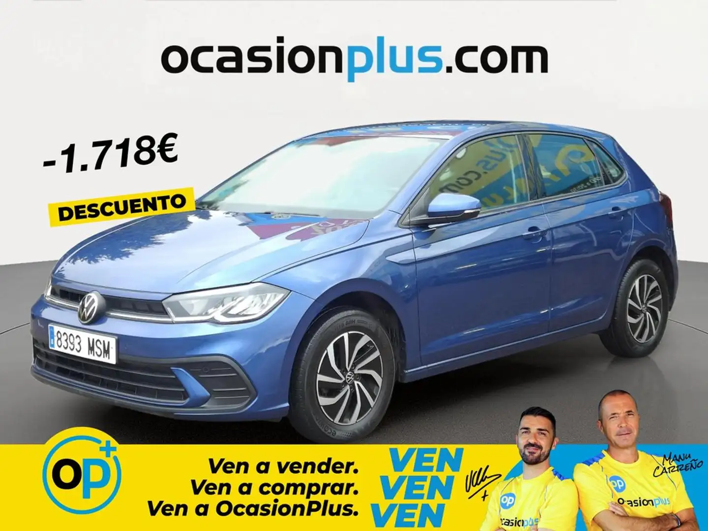 Volkswagen Polo 1.0 TSI Life DSG 70kW Azul - 1
