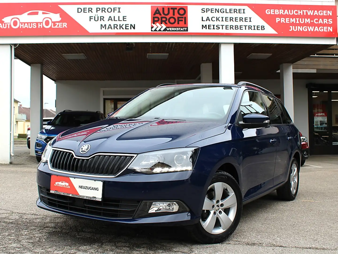 Skoda Fabia Combi Ambition 1,0 TSI *Tempomat, Parksensor* Blau - 1