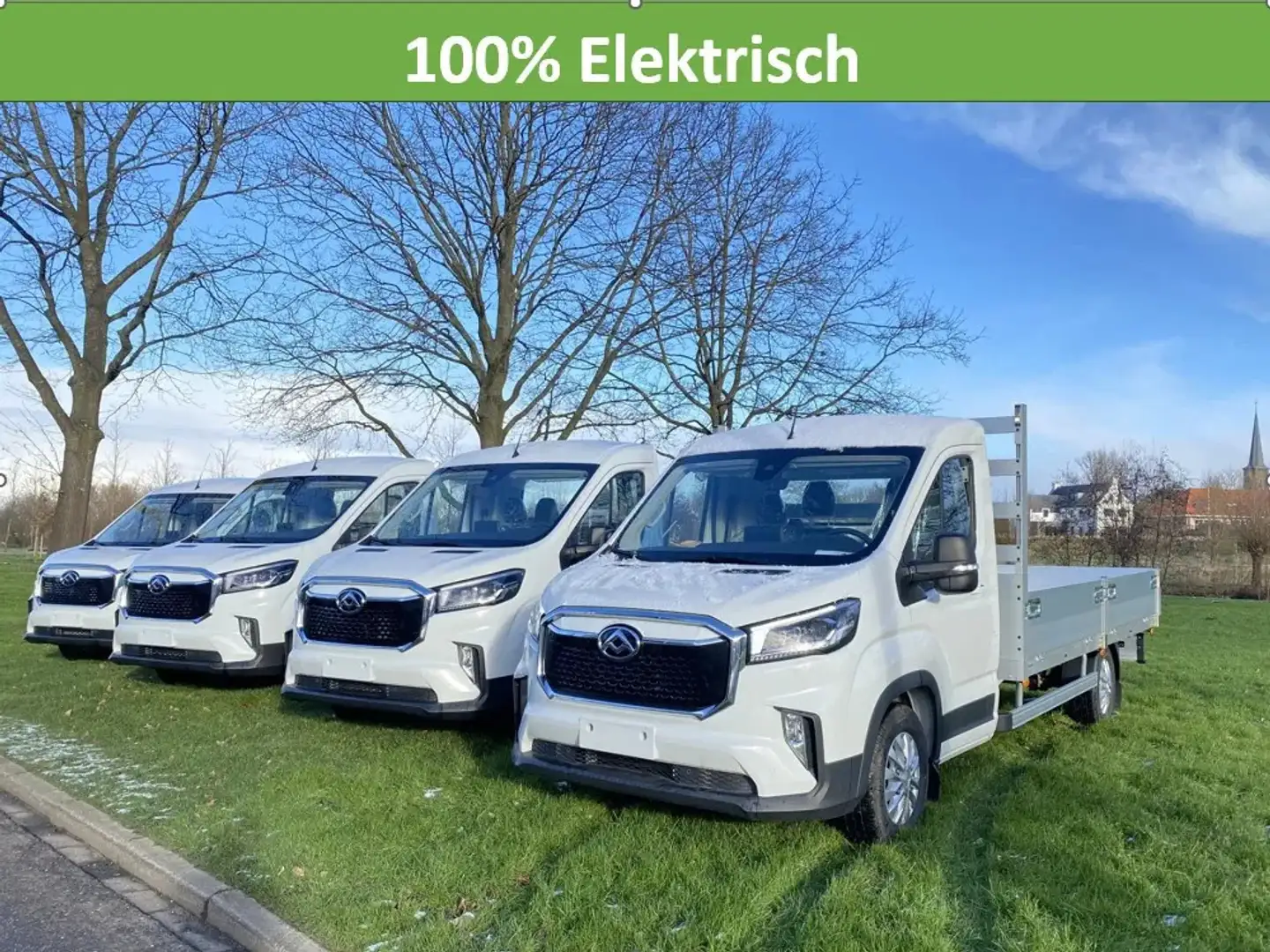 Maxus eDeliver 9 CC met Open Laadbak L4 100% elektrisch L4 65 kWh N Blanco - 1