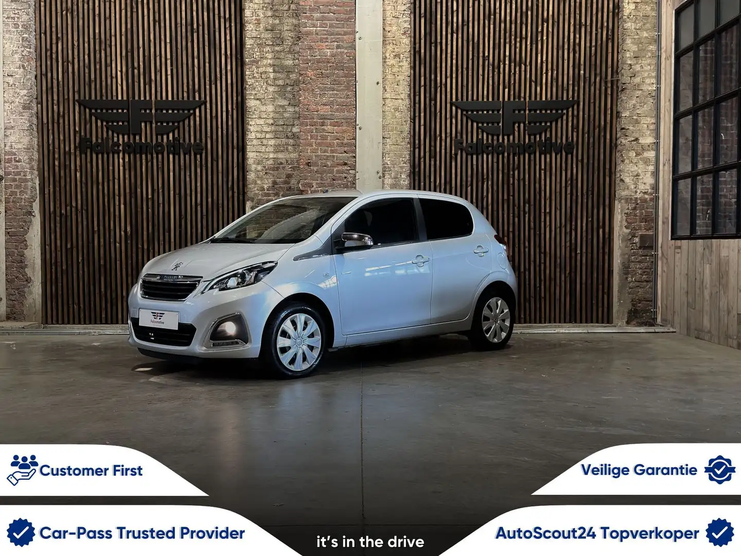 Peugeot 108 1.0 VTi*STYLE*AIRCO*DAB*13.415 KM*5-DEURS* Argintiu - 1