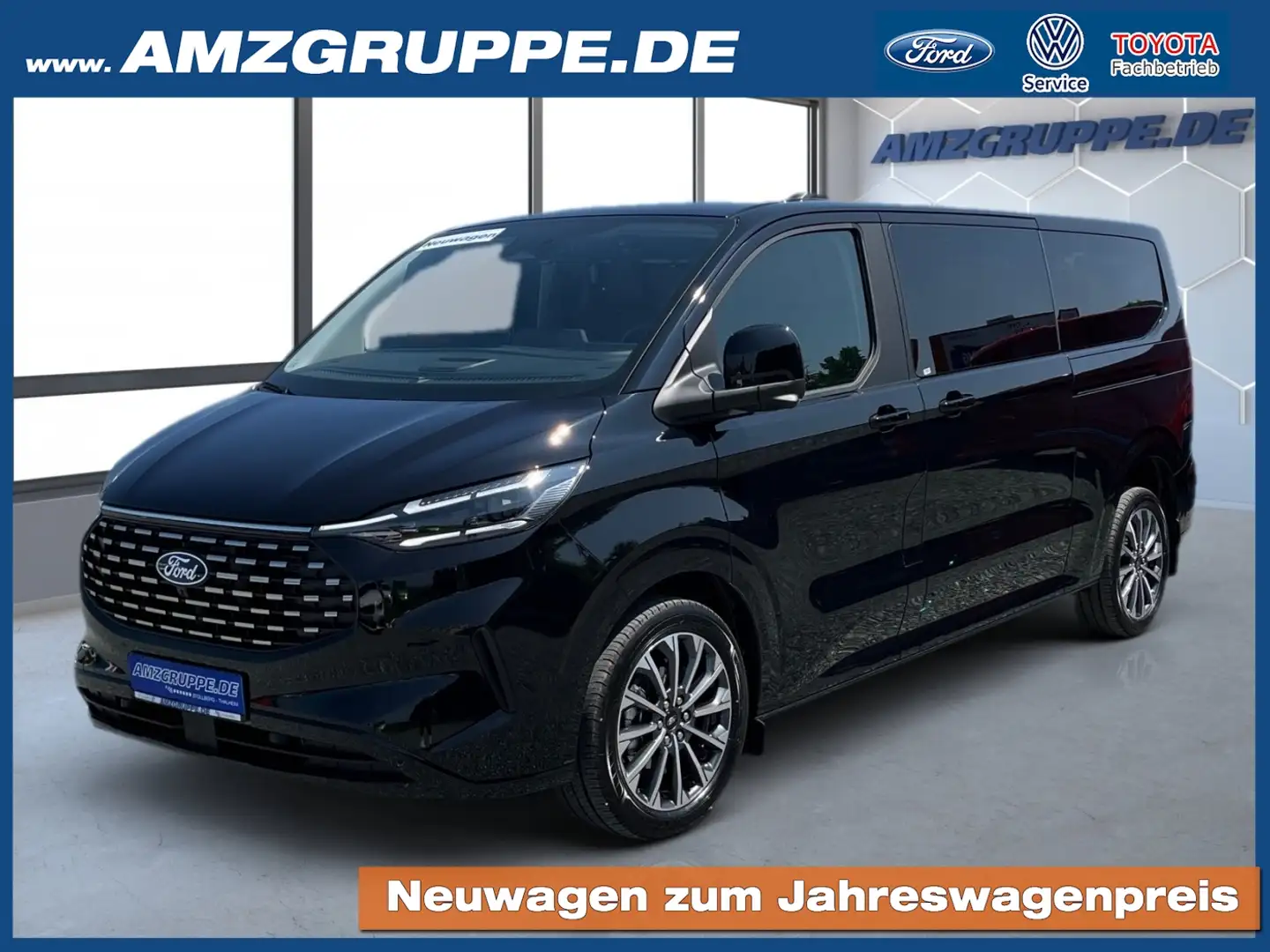 Ford Tourneo Custom Titan. X L2 4WD AT 5J*Gar+AHK+B&O+Matrix Schwarz - 1