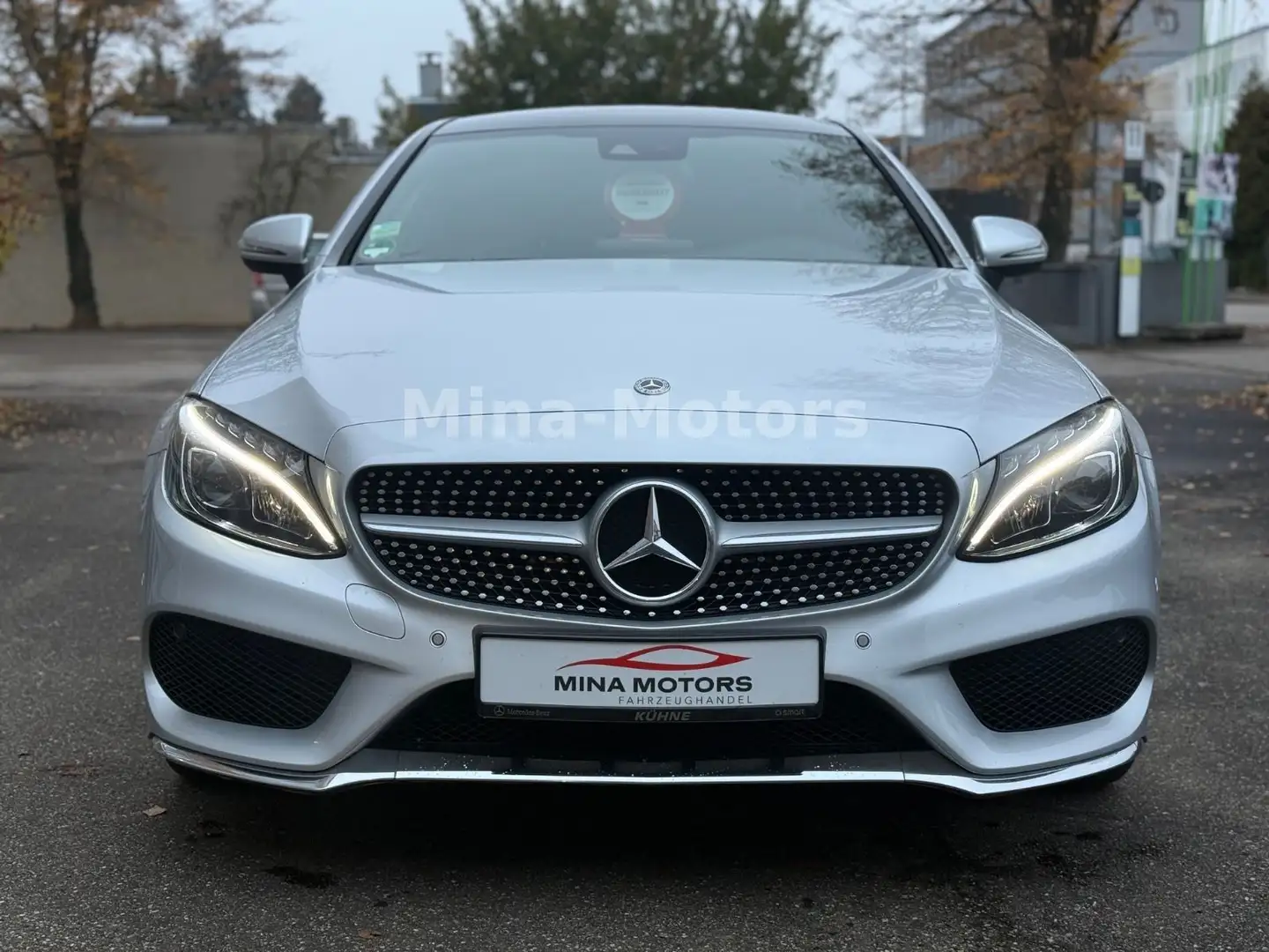 Mercedes-Benz C 200 AMG Coupe 4Matic Pano Silber - 2