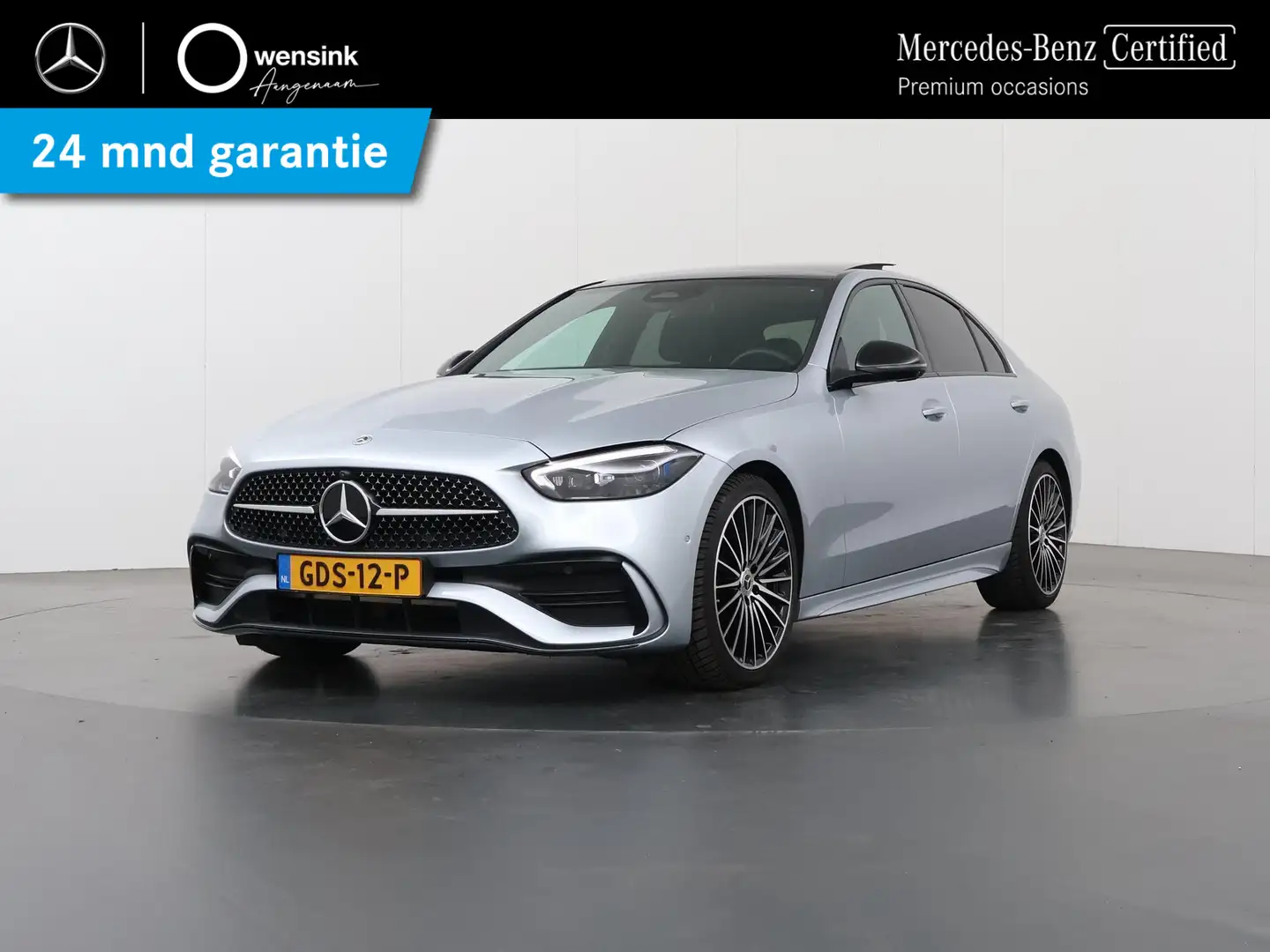 Mercedes-Benz C 180 AMG Line | Panoramadak | Night | Digital Light | 3 Grigio - 1