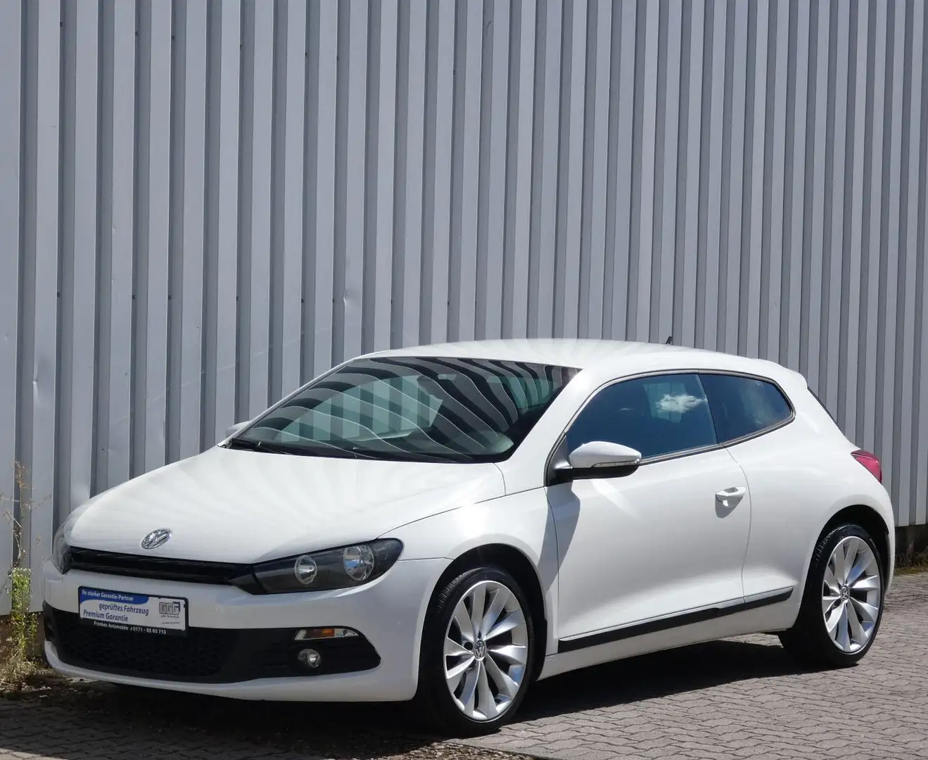 Volkswagen Scirocco 1.4 TSI 118 kW-1.Hand-Klima-Navi-PDC-SH Blanc - 2