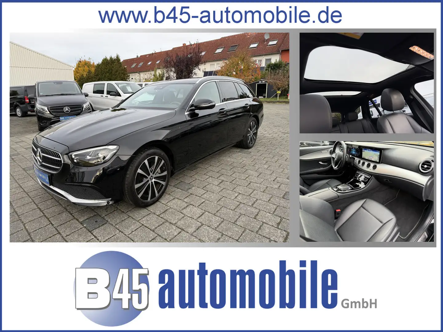 Mercedes-Benz E 300 de T-Modell 9G AVANTGARDE MBUX PANO DISTRONIC Schwarz - 1