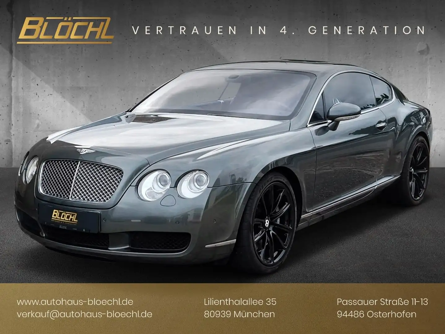 Bentley Continental GT *deutsches Auto*Massagesitze* Сірий - 1