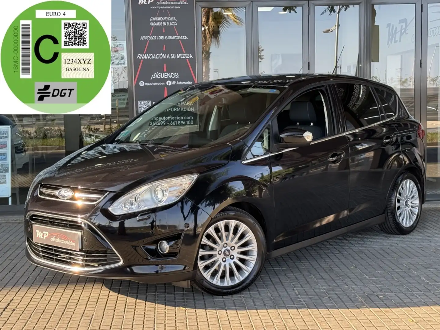 Ford C-Max 1.0 Ecoboost Auto-S&S Titanium 125 Zwart - 1
