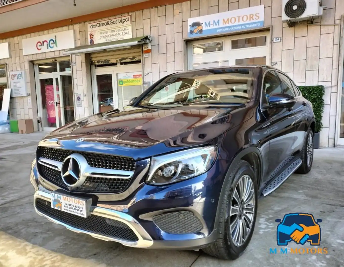 Mercedes-Benz GLC 220 COUPE' 220 d Exclusive 4matic auto TETTO APRIBILE Blu/Azzurro - 1