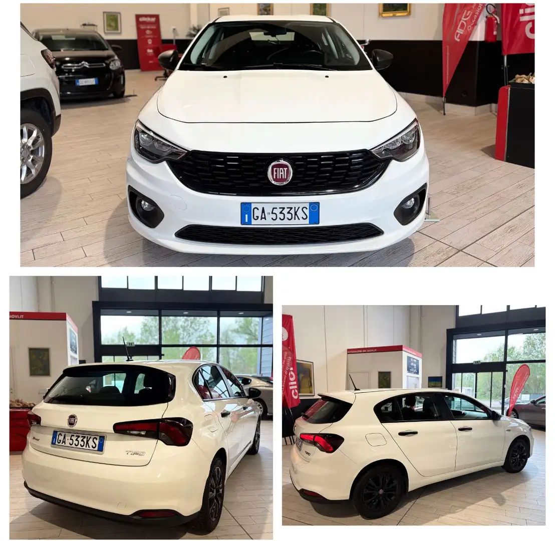 Fiat Tipo STREET 1.3 MJT 95CV EURO6 D-TEMP AZIENDALE KM CERT Weiß - 1