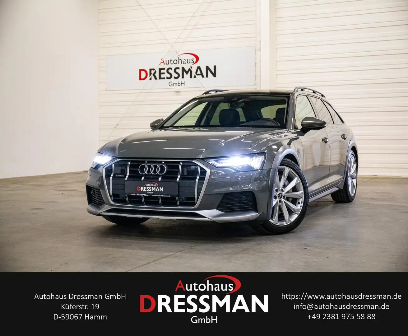 Audi A6 allroad 55 TDI MATRIX HUD 360° PANO B&O STHZG Gris - 1