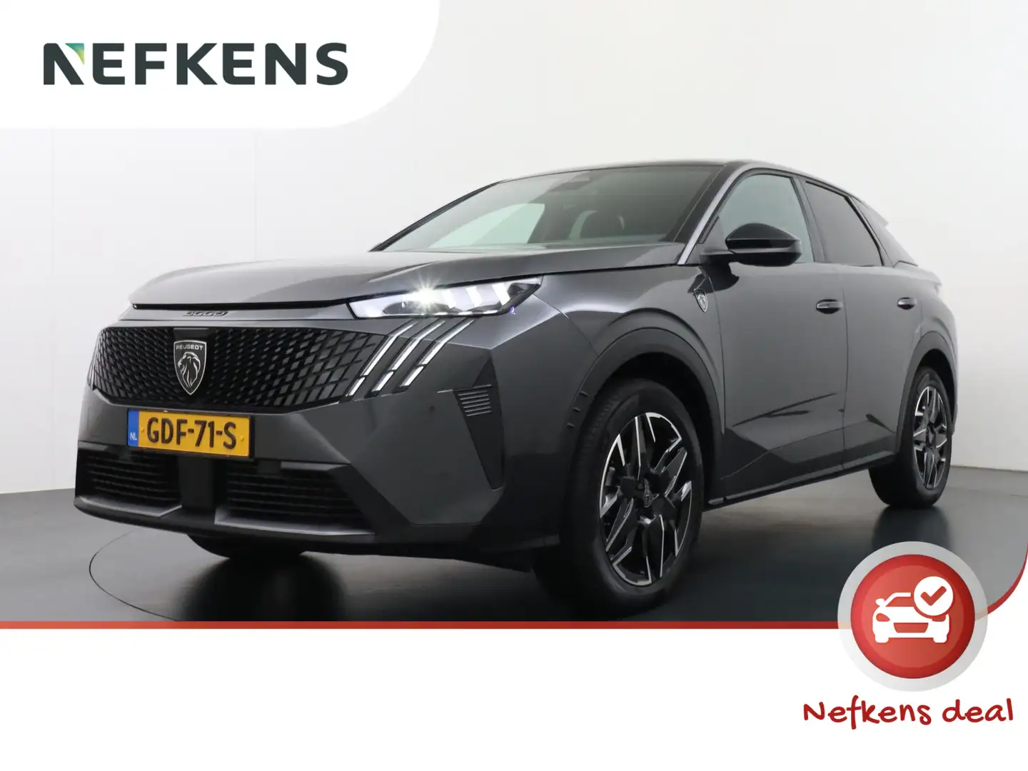 Peugeot 3008 1.2 Hybrid 136 GT Automaat | Elektrische achterkle Grijs - 1