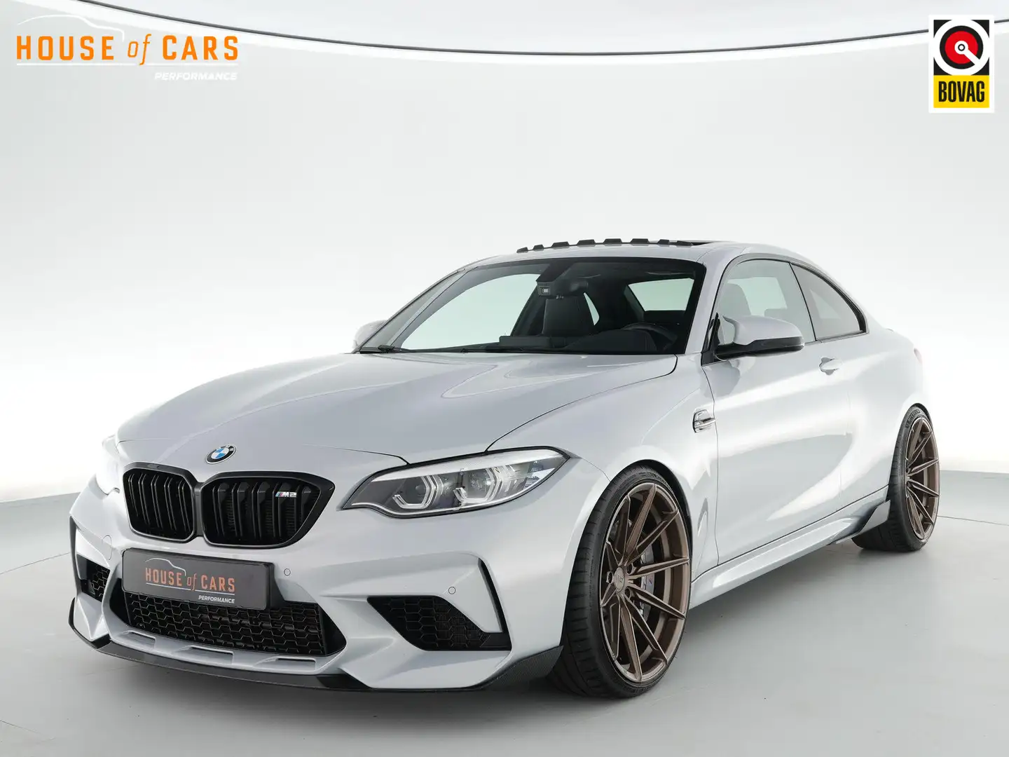 BMW M2 Competition 411pk DCT Coupé |Track pack|M-performa Gris - 1