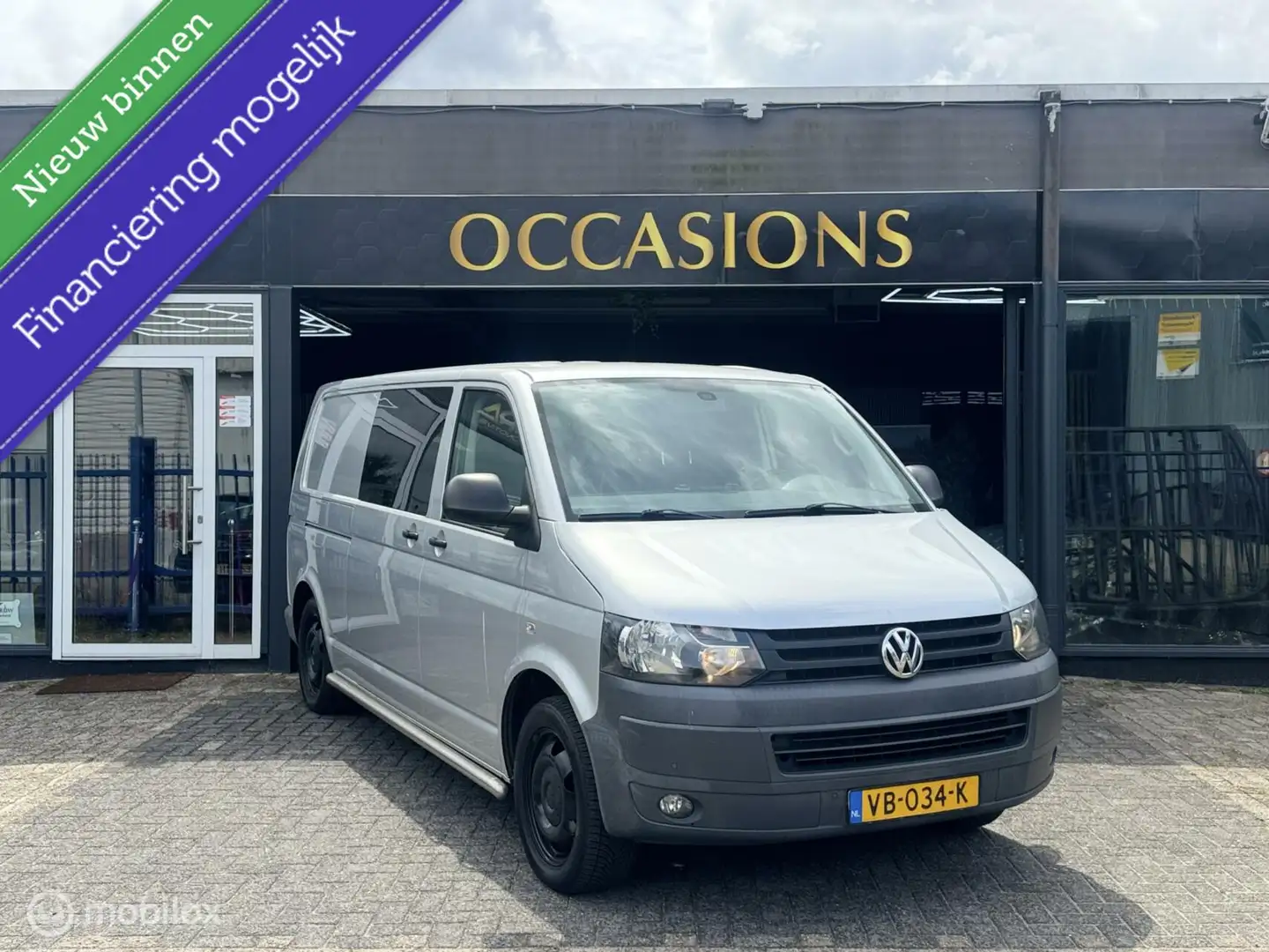 Volkswagen T5 Transporter 2.0 TDI L2H1 DC Comfortlin |PDC|Navi| Argent - 1
