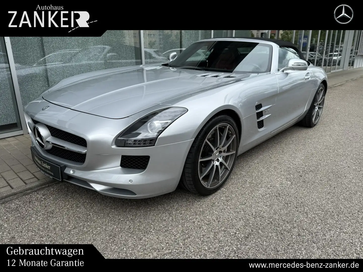Mercedes-Benz SLS SLS AMG Roadster *DEUTSCHES AUTO TOP HISTORIE* Gümüş rengi - 1
