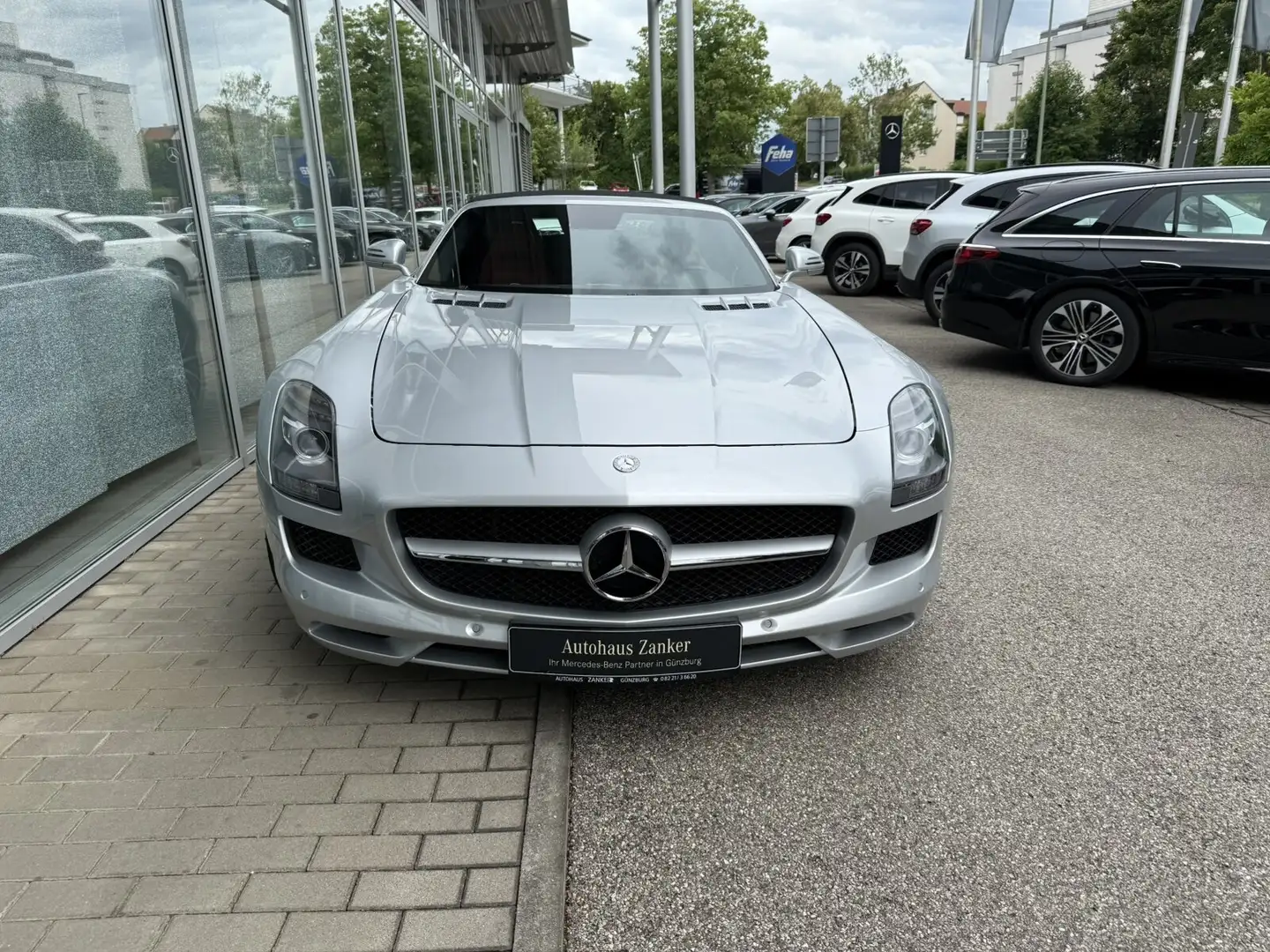 Mercedes-Benz SLS SLS AMG Roadster *DEUTSCHES AUTO TOP HISTORIE* Gümüş rengi - 2