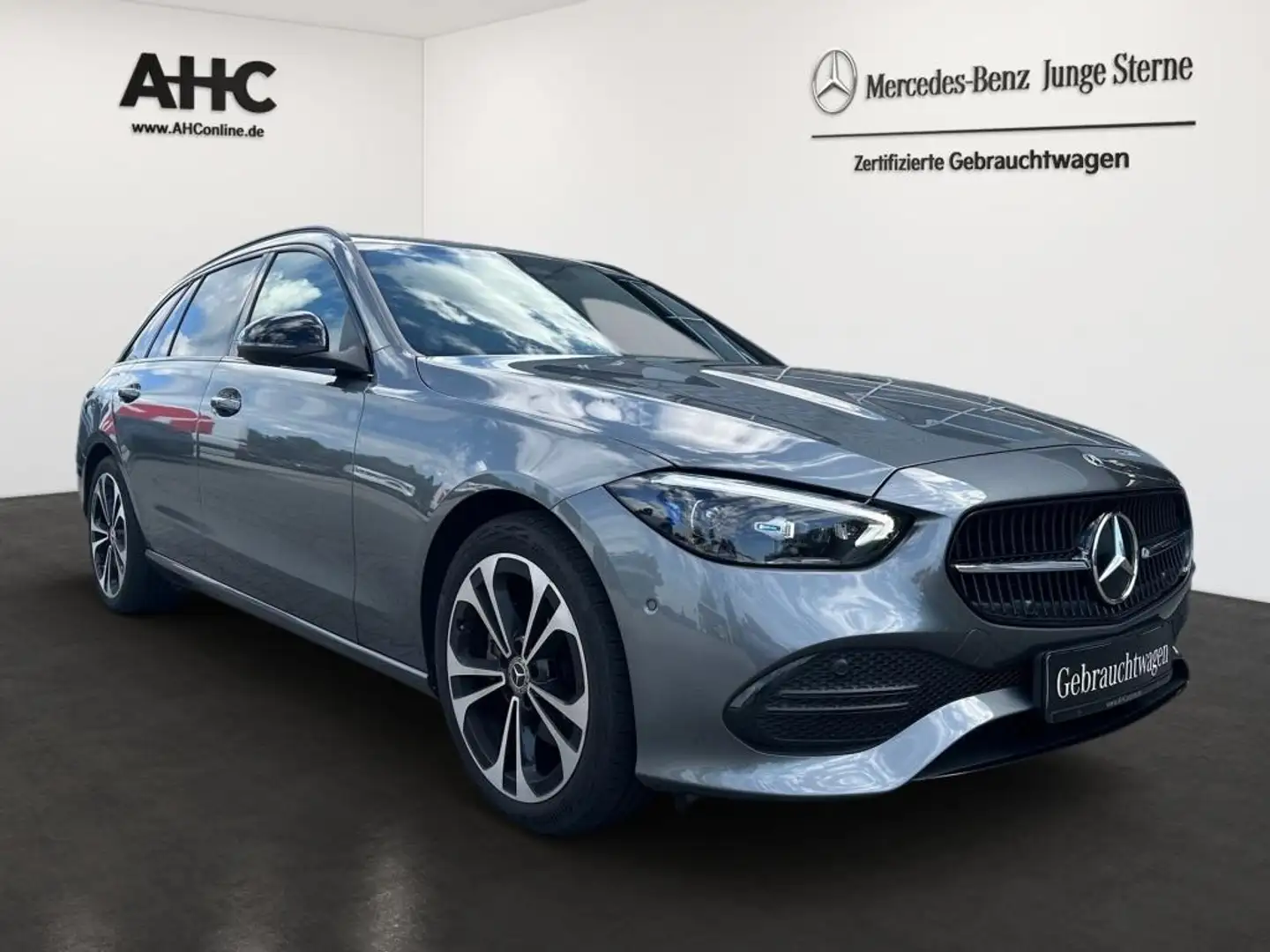 Mercedes-Benz C 220 d T  Avantg. Night AHK Totw. LED SHZ Ambi. Grau - 2