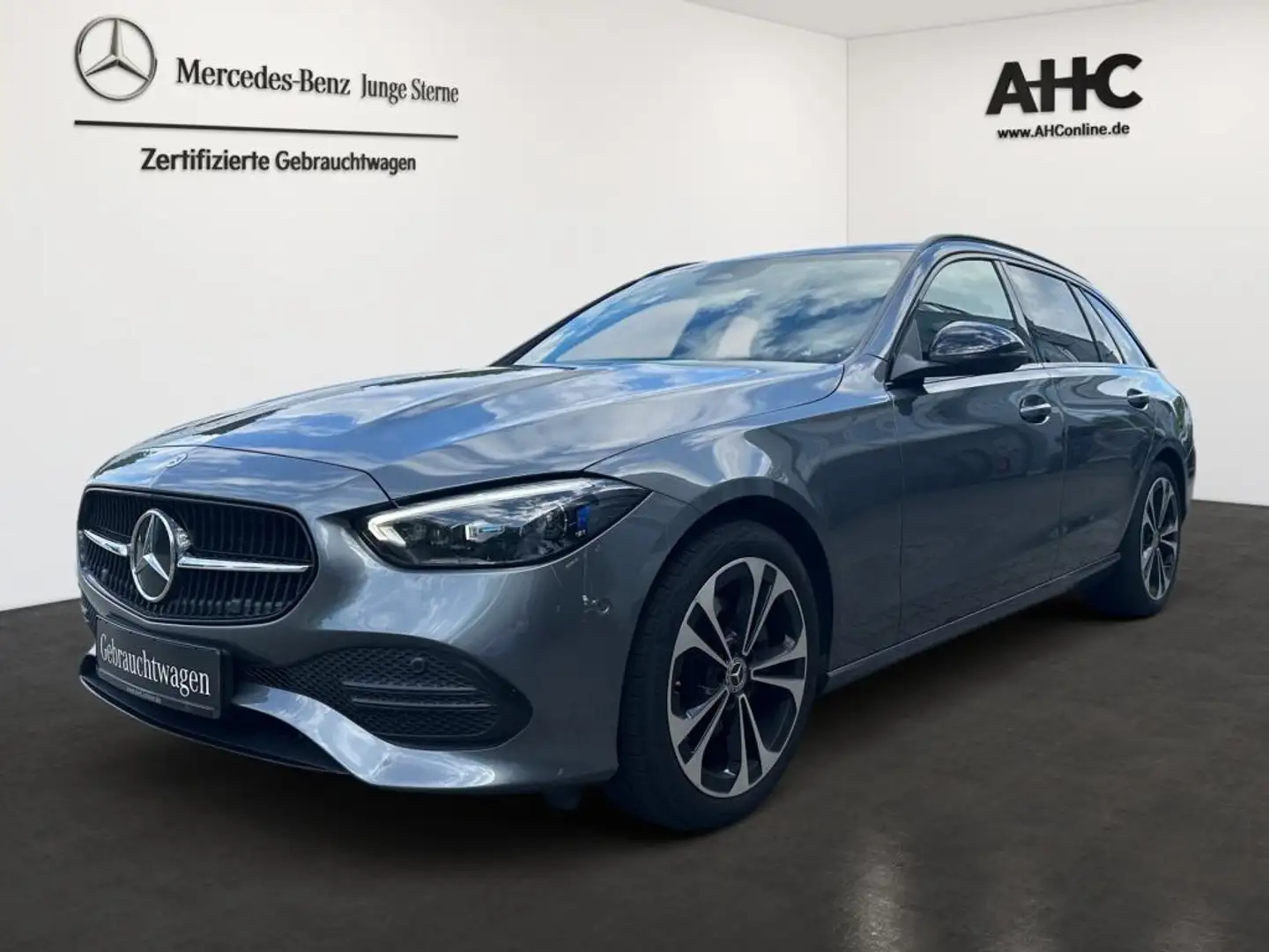Mercedes-Benz C 220 d T  Avantg. Night AHK Totw. LED SHZ Ambi. Grau - 1