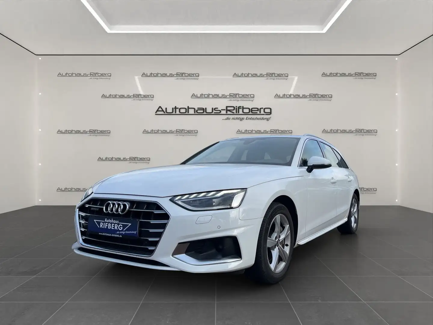 Audi A4 40 TDI Q advanced S-tronic AHK/LED/Navi/Touch Blanc - 1