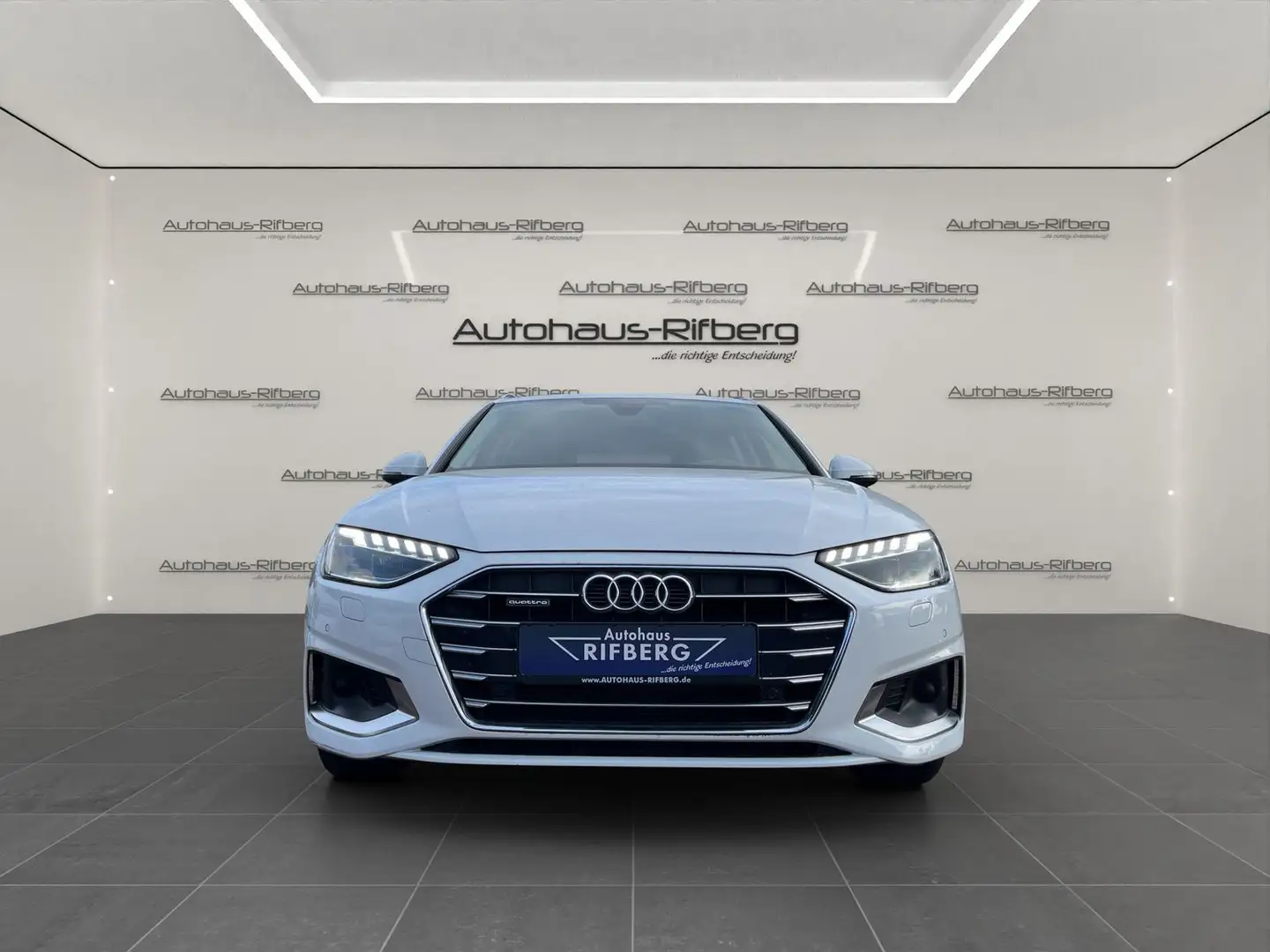 Audi A4 40 TDI Q advanced S-tronic AHK/LED/Navi/Touch Blanc - 2